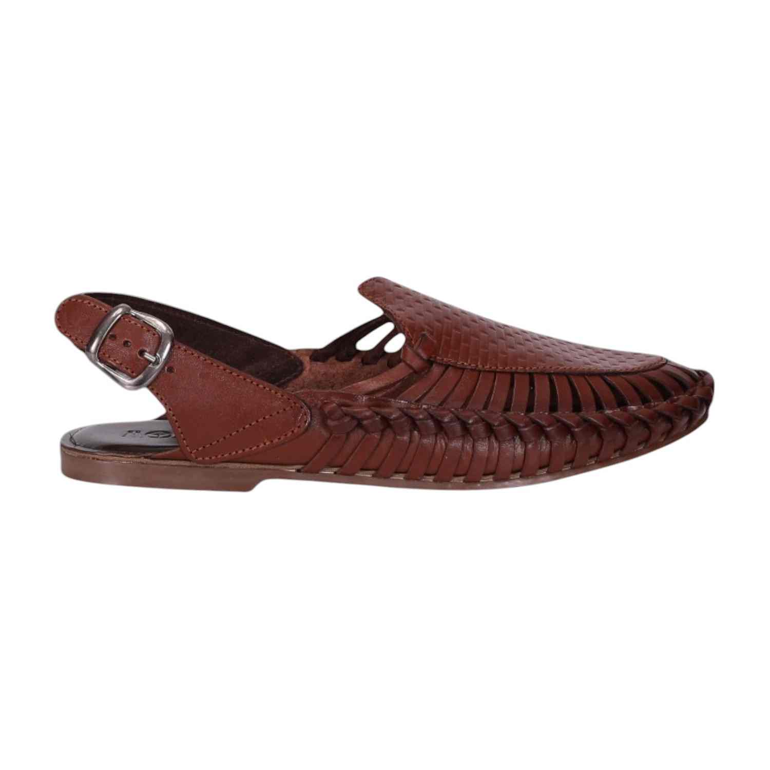 Men Tan Ethnic Sandals