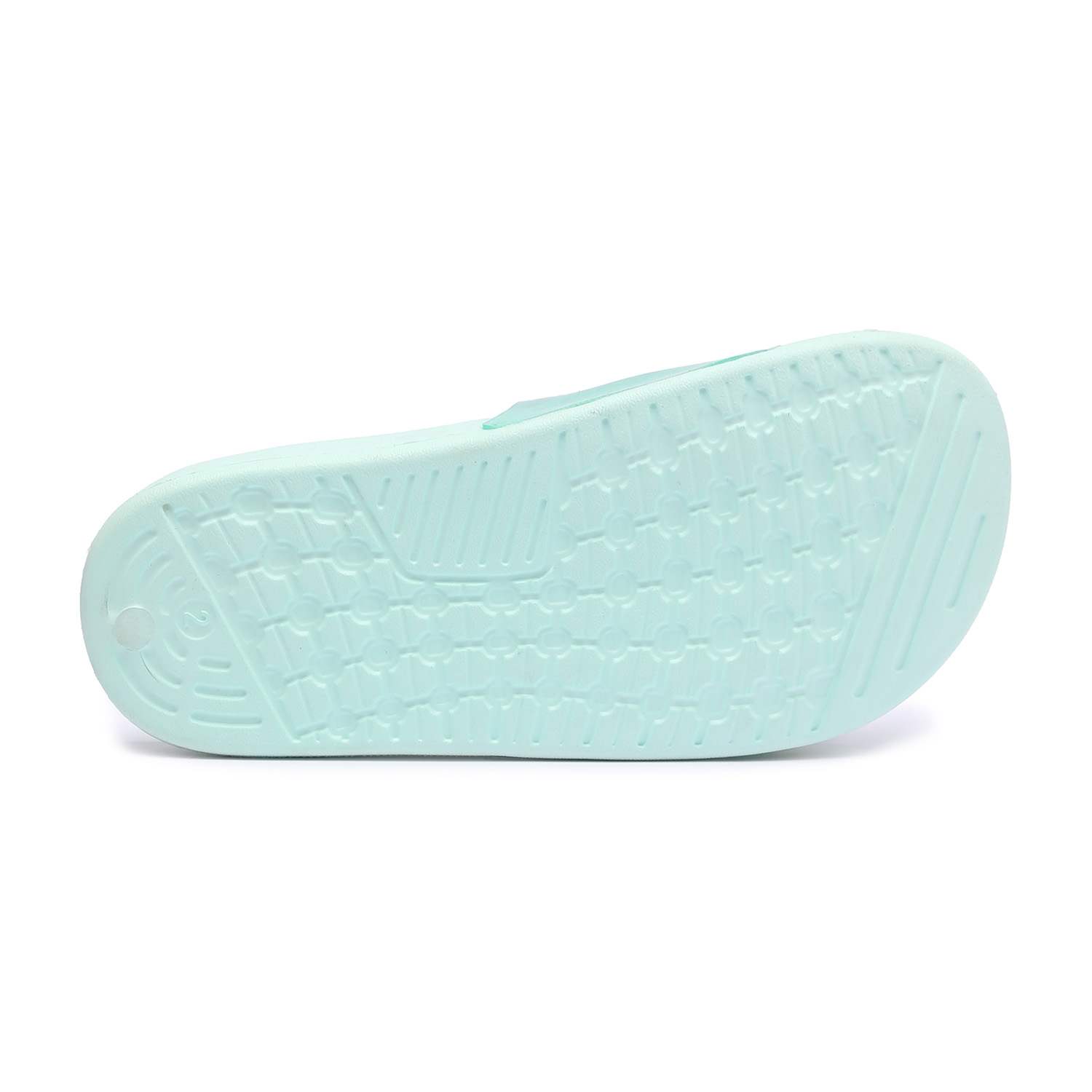 Mint Green Slide Sandals For Girls (7-11 Years)