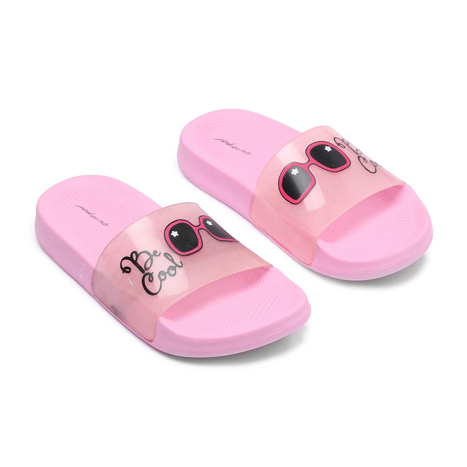 Pink Slide Sandals For Girls (7-11 Years)