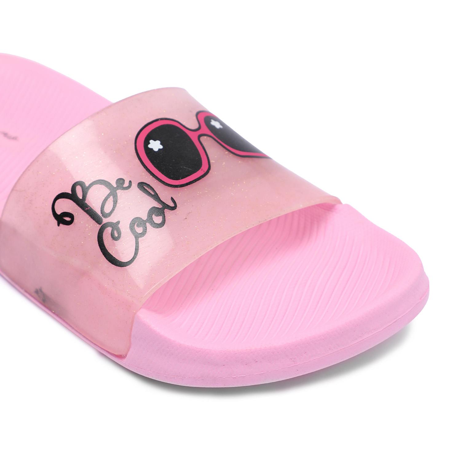 Pink Slide Sandals For Girls (7-11 Years)