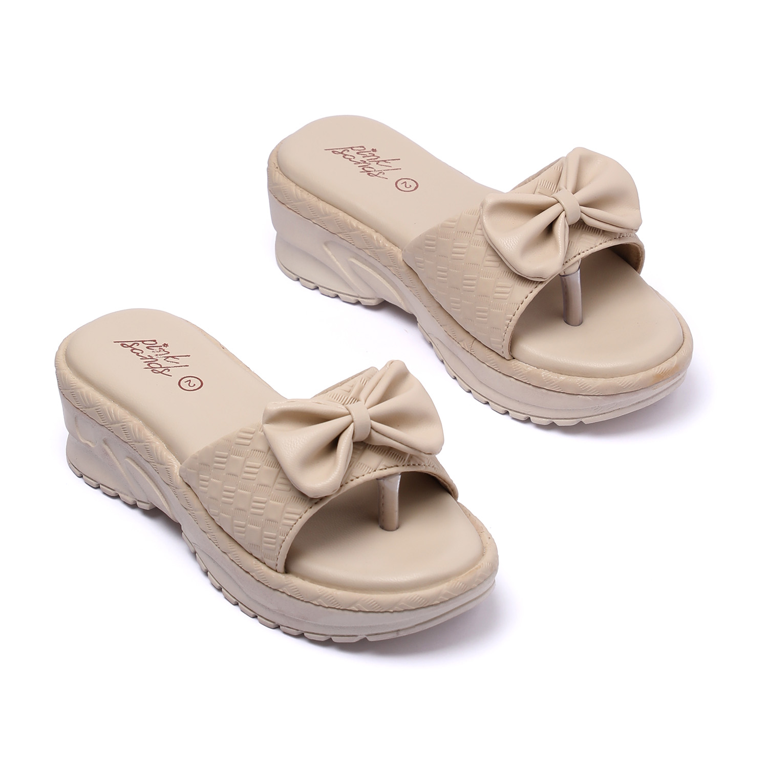 Cream Sandals For Girls Senior (12 Years Onwards)