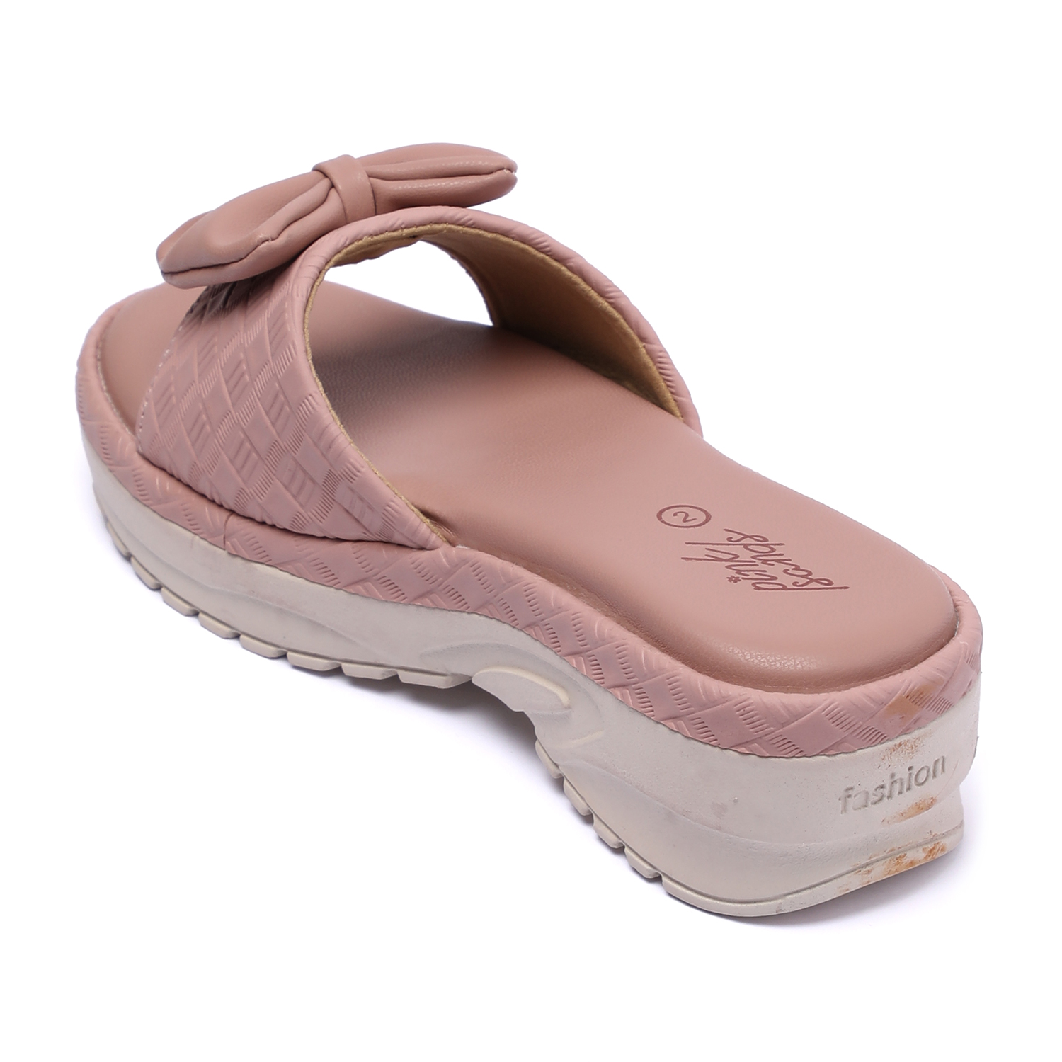 Peach Sandals For Girls Senior (12 Years Onwards)