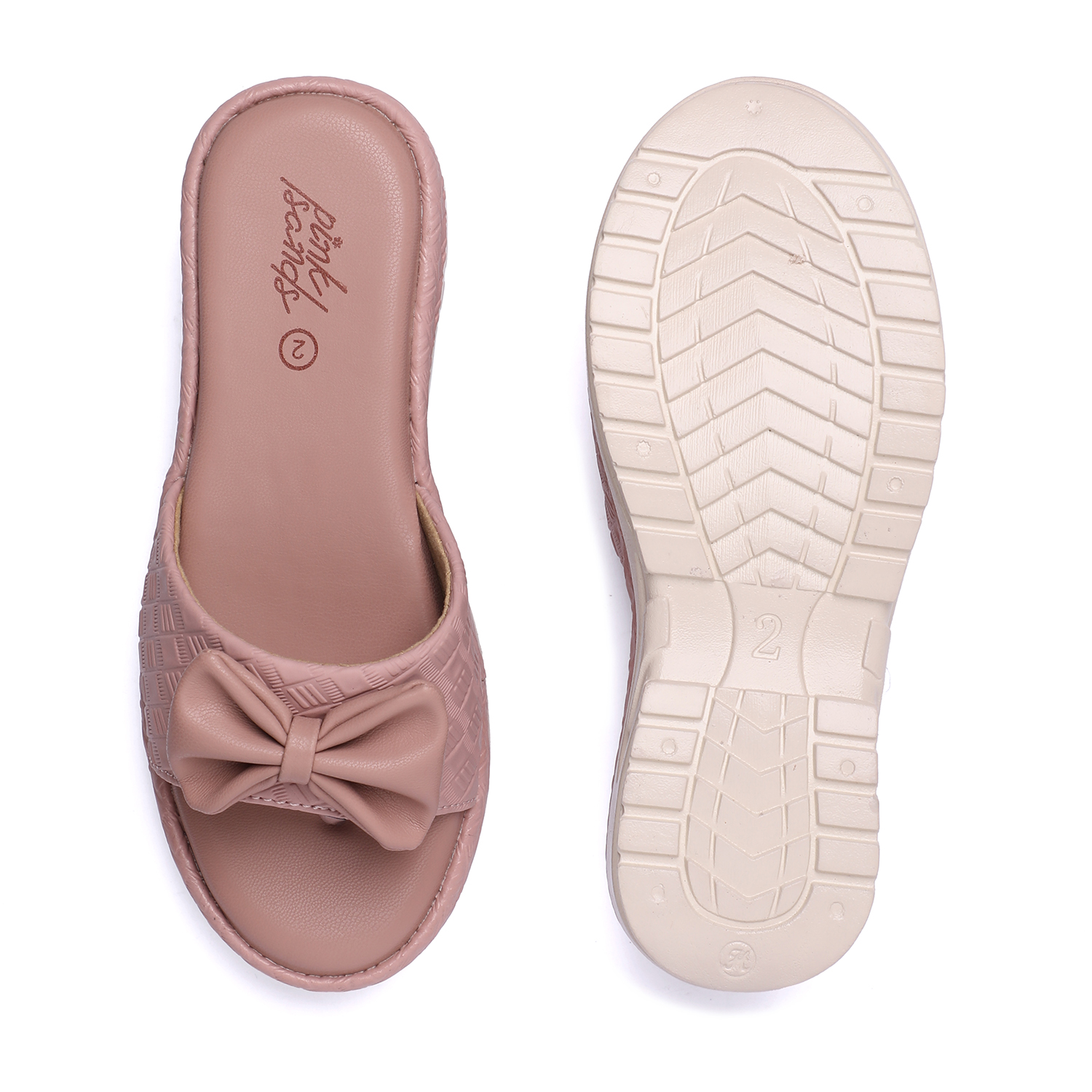 Peach Sandals For Girls Senior (12 Years Onwards)