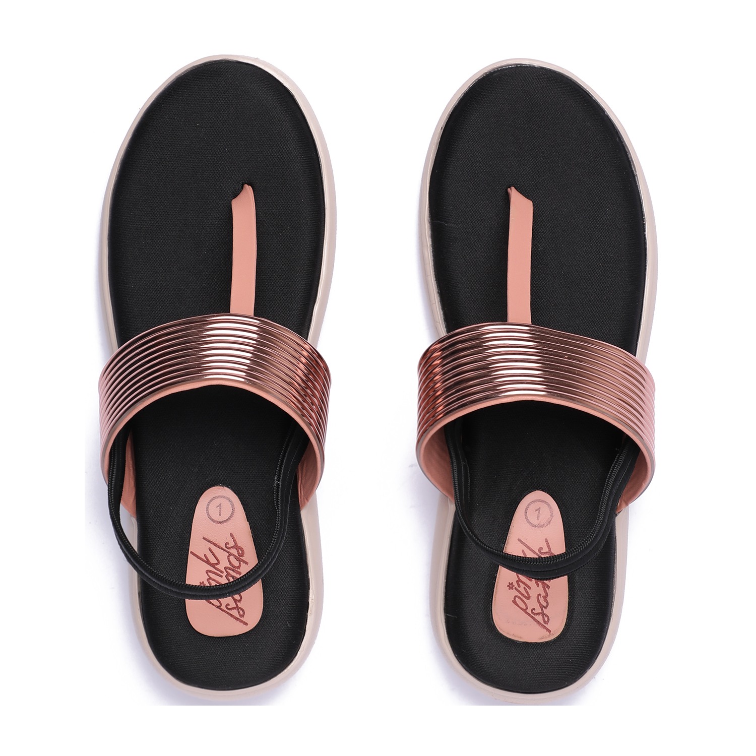 Rose Gold Sandals for Girls (12 Years On Wards)