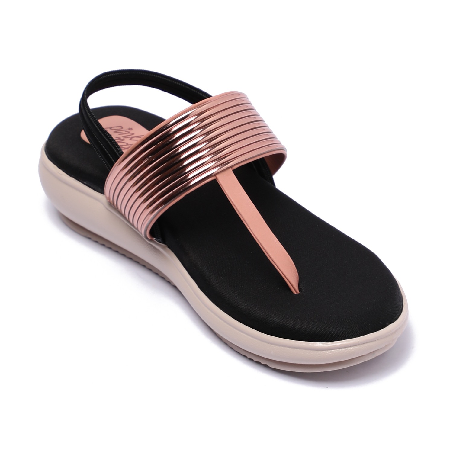 Rose Gold Sandals for Girls (12 Years On Wards)