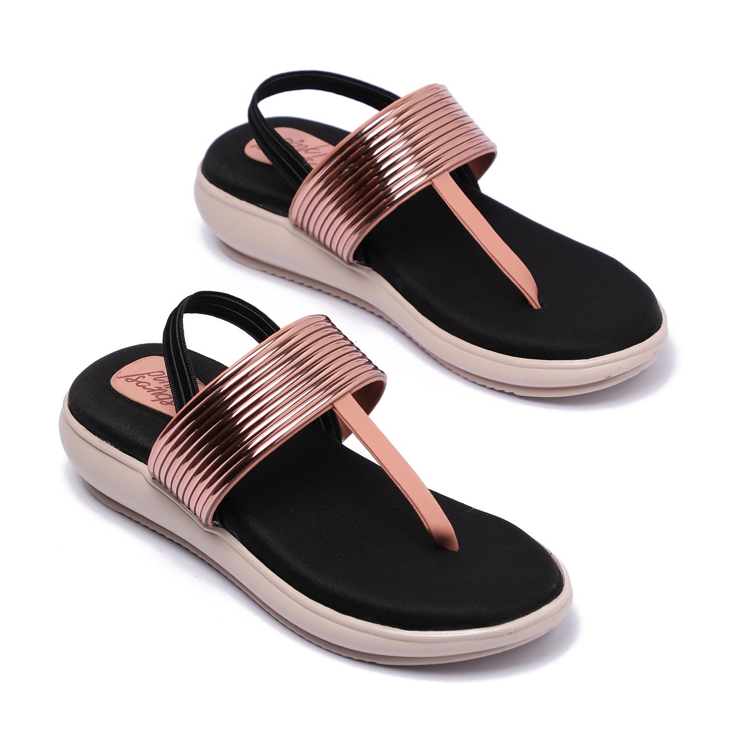 Rose Gold Sandals for Girls