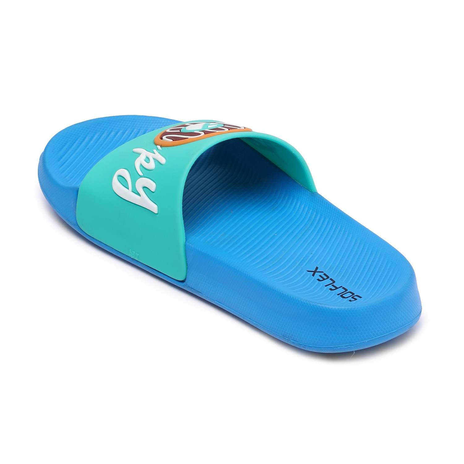 Kids Green Blue Slides Junior (7-11 Years)