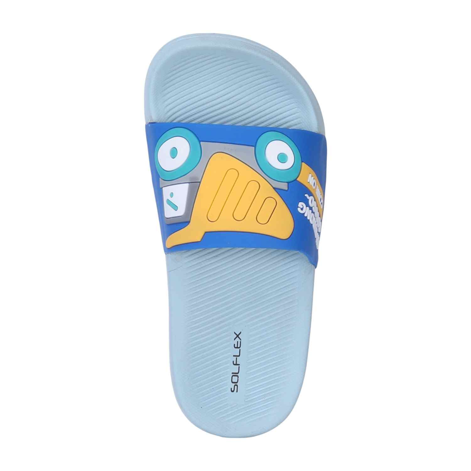 Kids Cartoon Construction Slide For Boys 12 Years On Wards - Blue