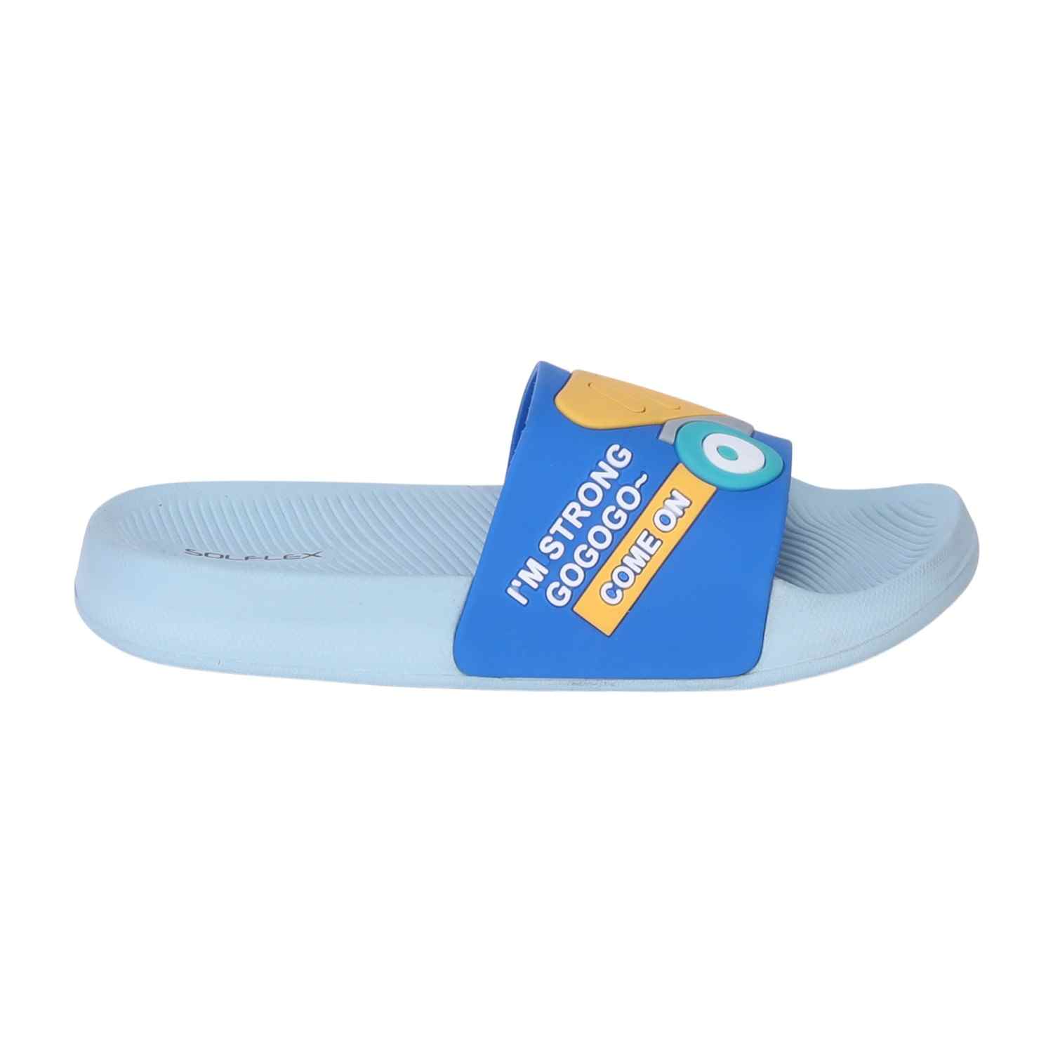 Kids Cartoon Construction Slide For Boys 12 Years On Wards - Blue