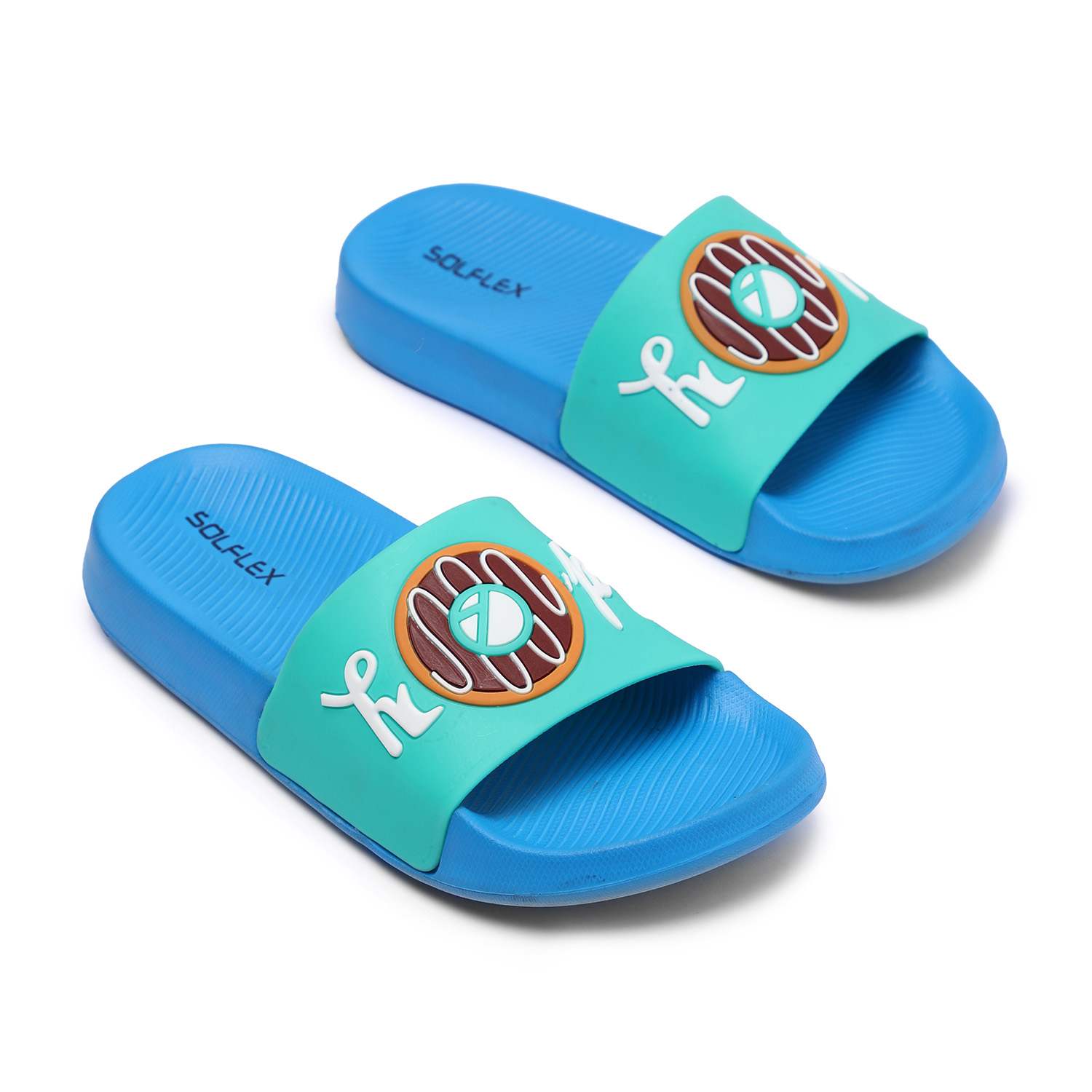 Kids Green Blue Slides Senior (12 Years On Wards)