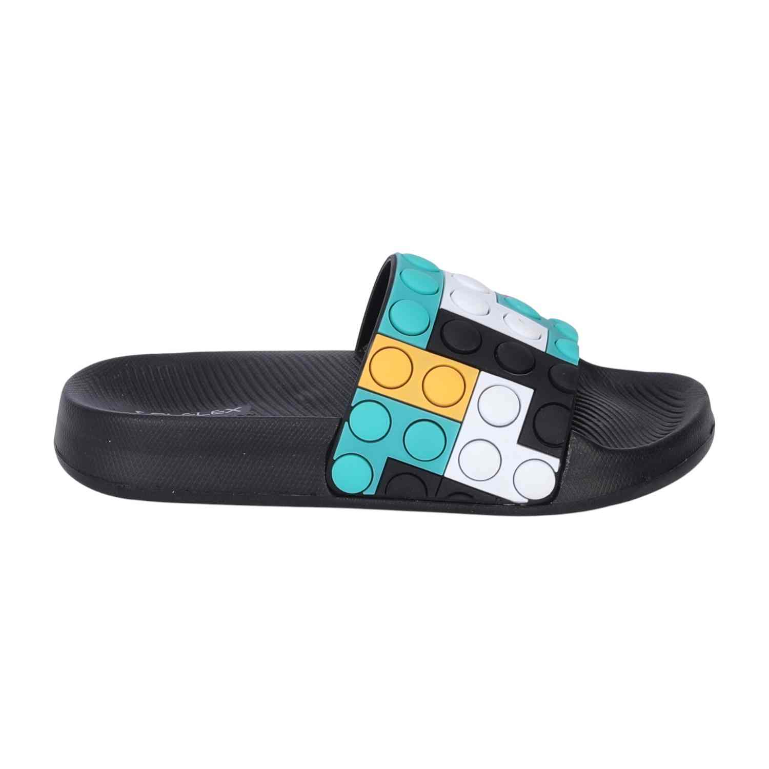 Kids Cartoon Construction Slide For Boys 12 Years On Wards - Black Multi