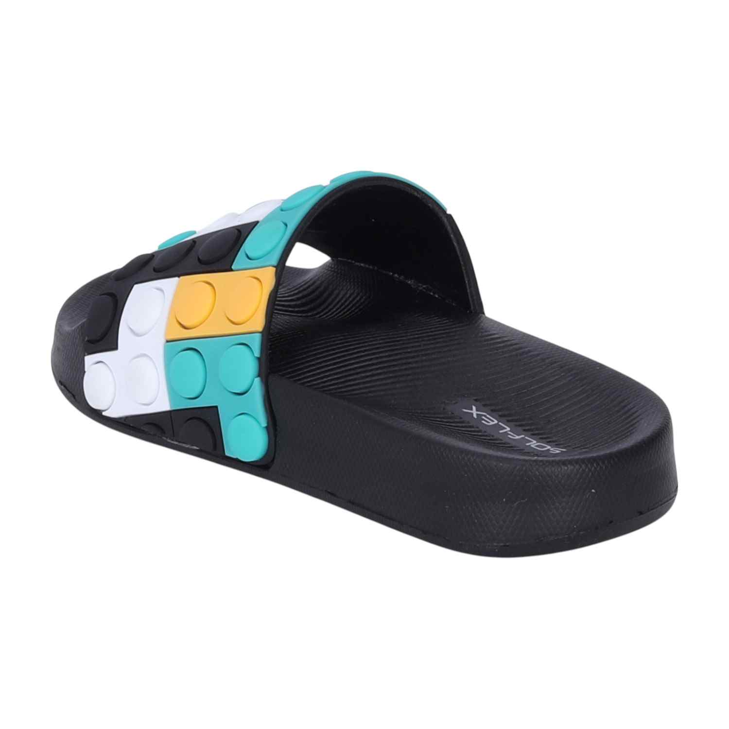 Kids Cartoon Construction Slide For Boys 12 Years On Wards - Black Multi