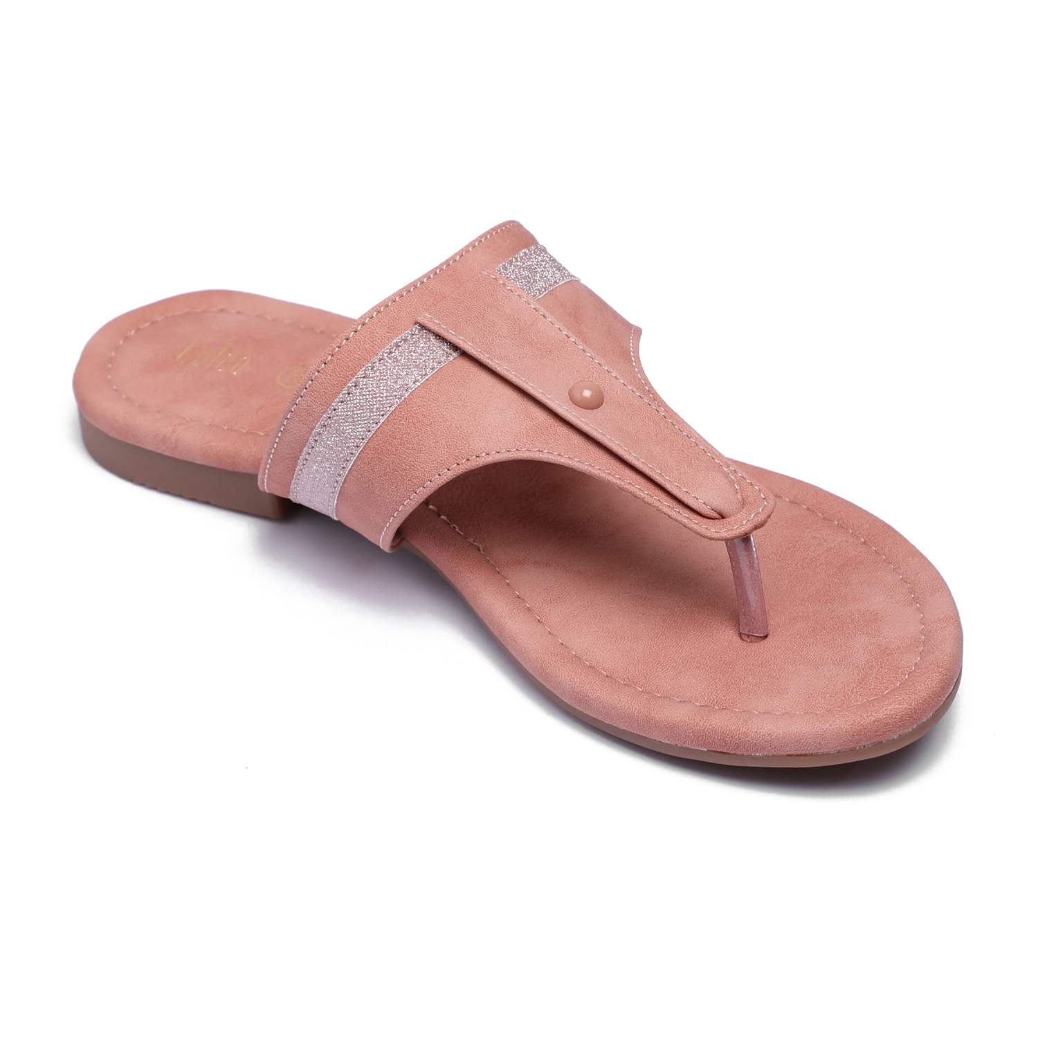 Elegant Peach Women Casual Flats