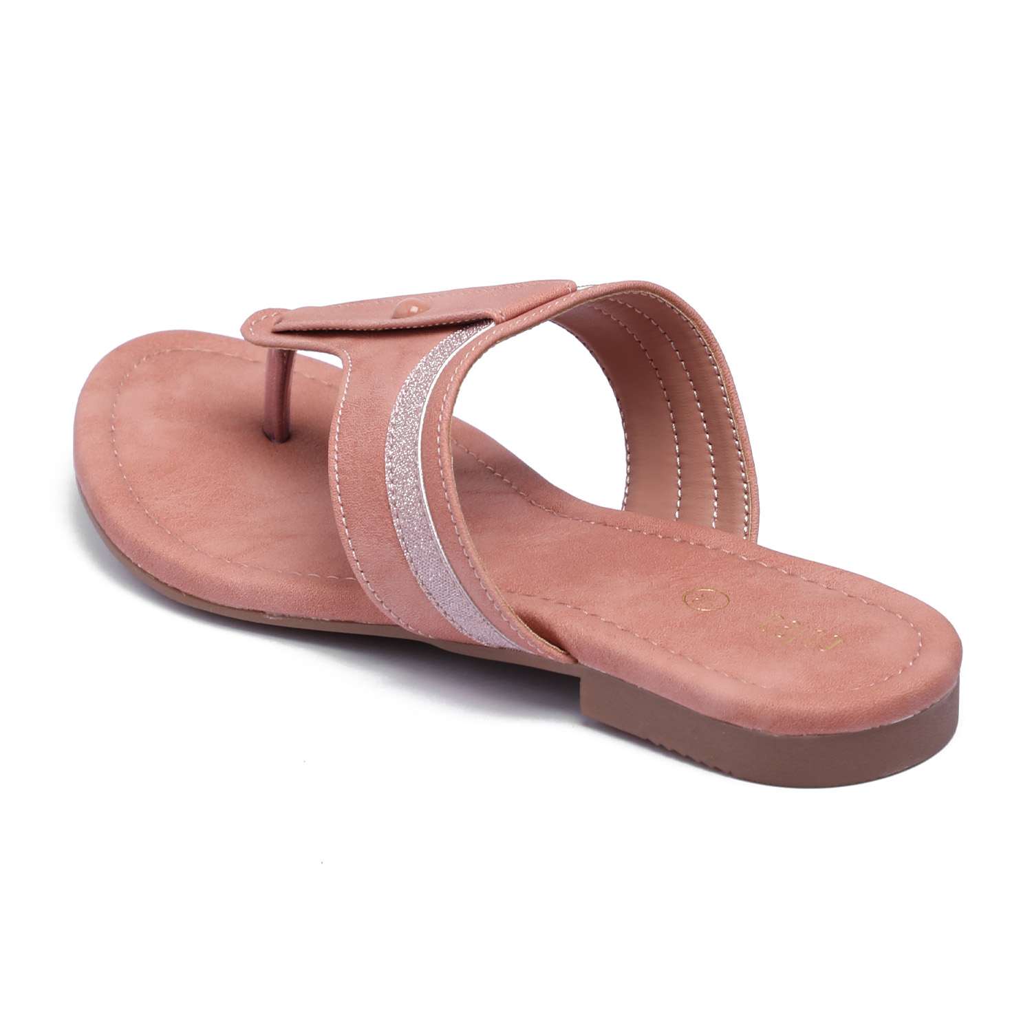 Elegant Peach Women Casual Flats