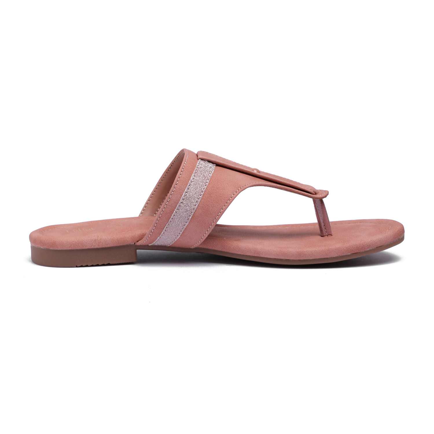Elegant Peach Women Casual Flats