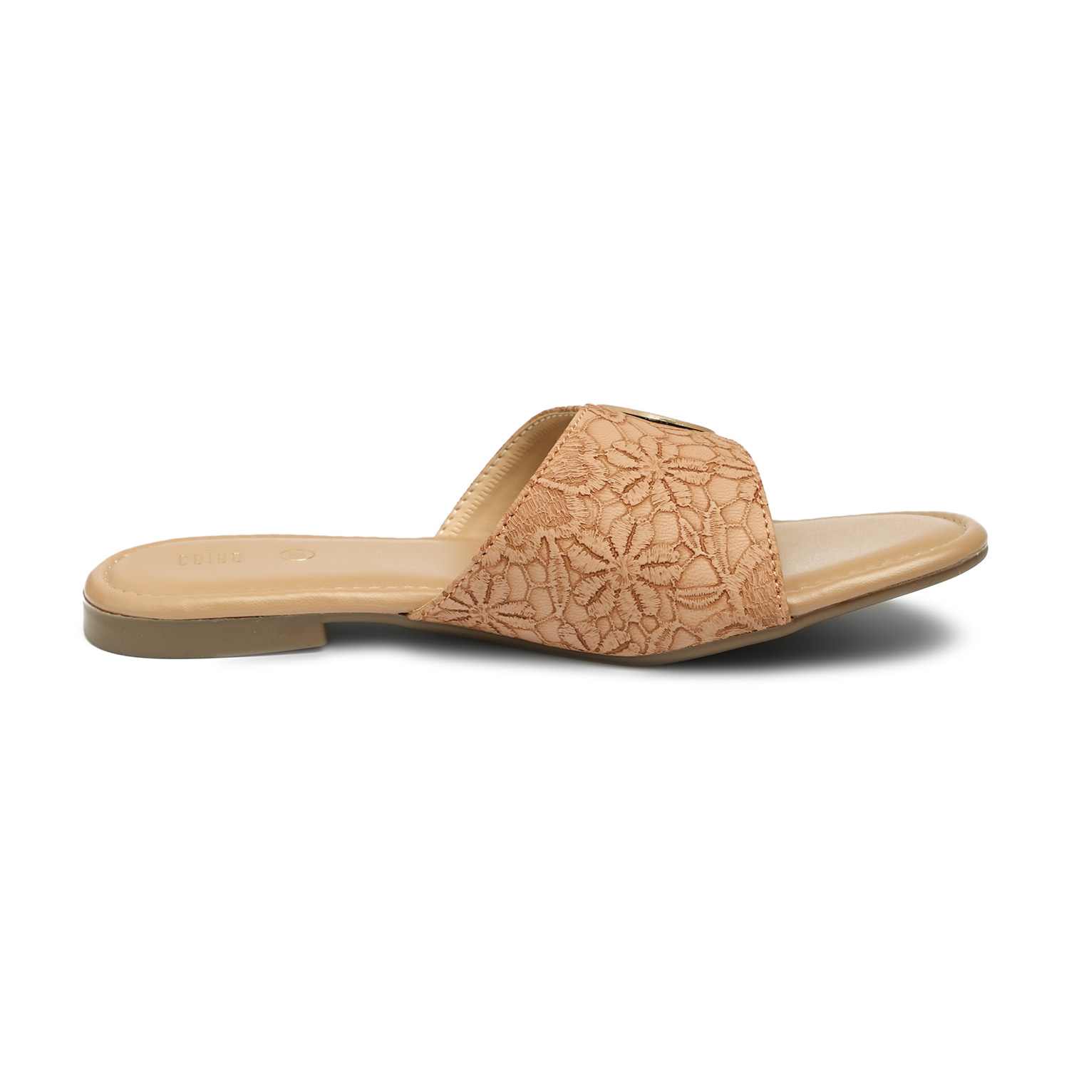 Women Beige Casual flat sandals