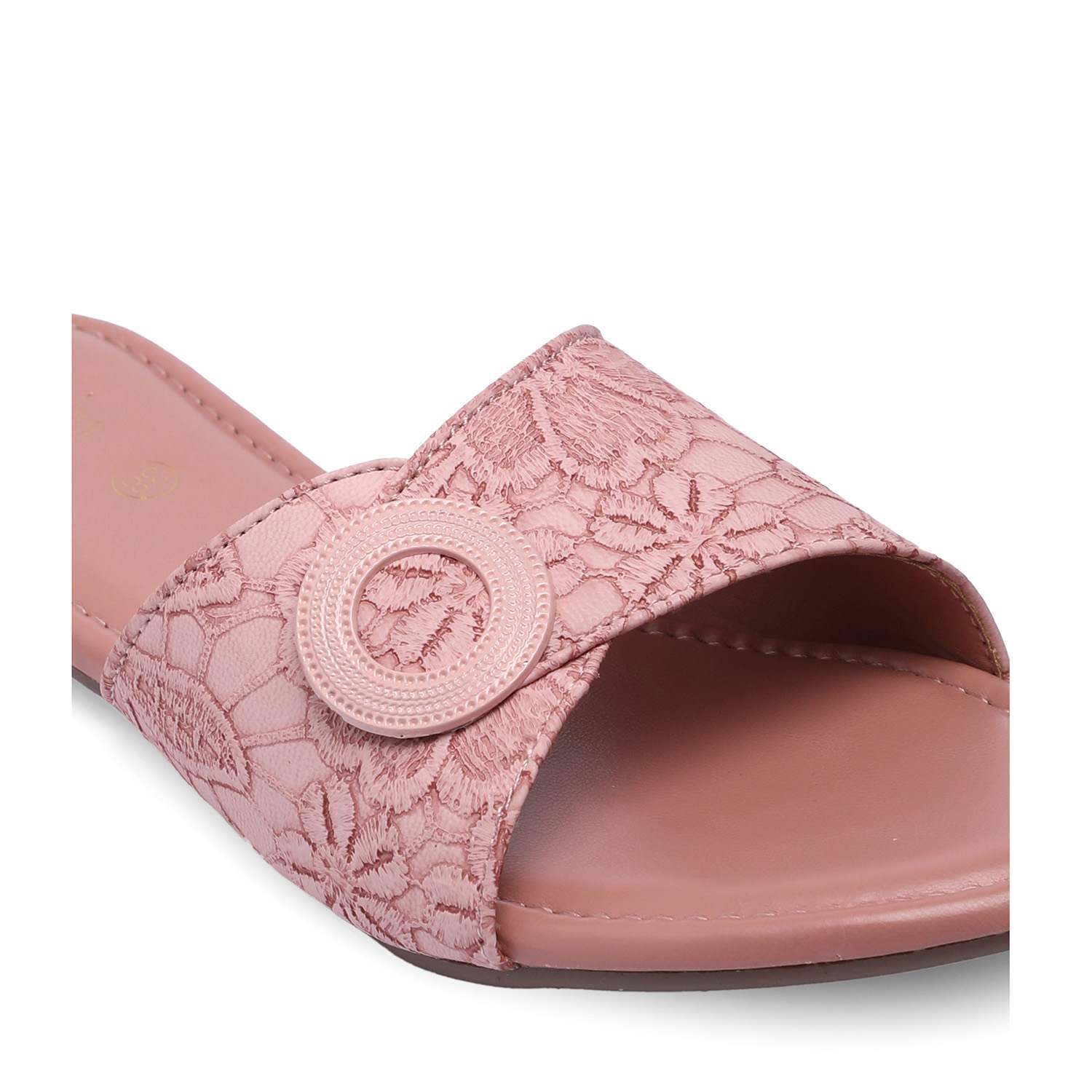 Women Peach Casual flat sandals
