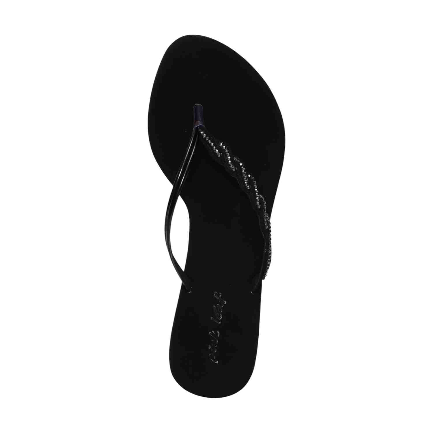 Women Black Embellished Heel Sandals