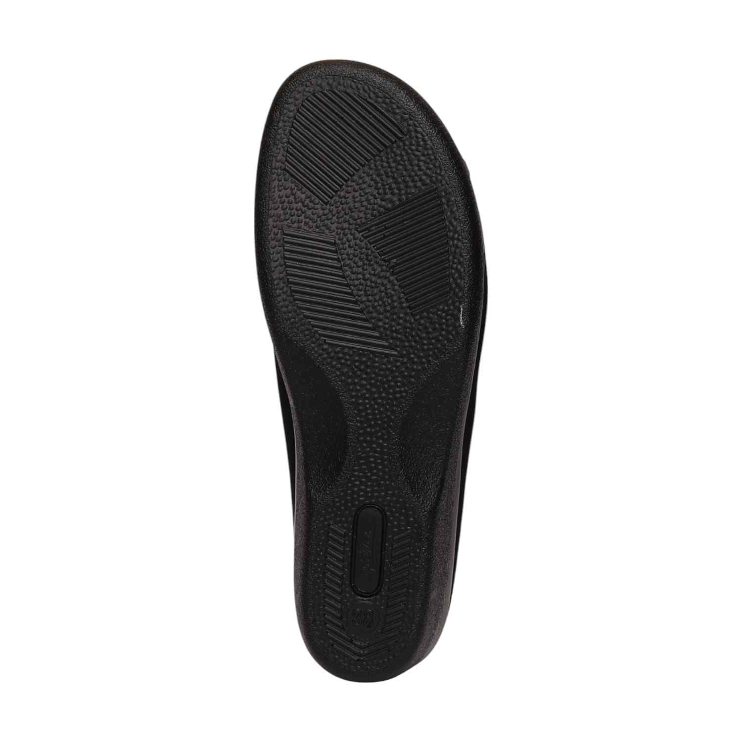 Women Black Wedge Slip-On