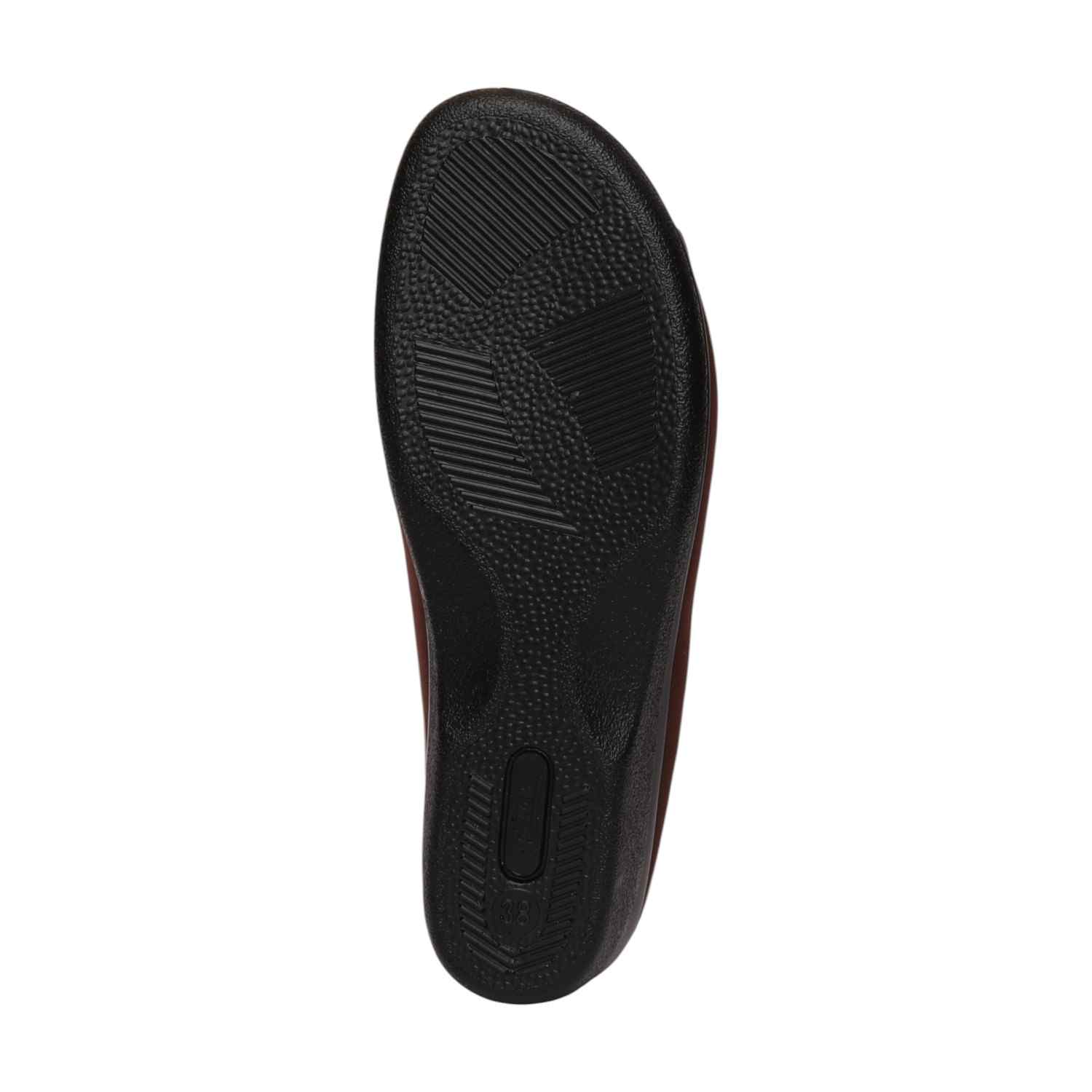 Women Brown Wedge Slip-On