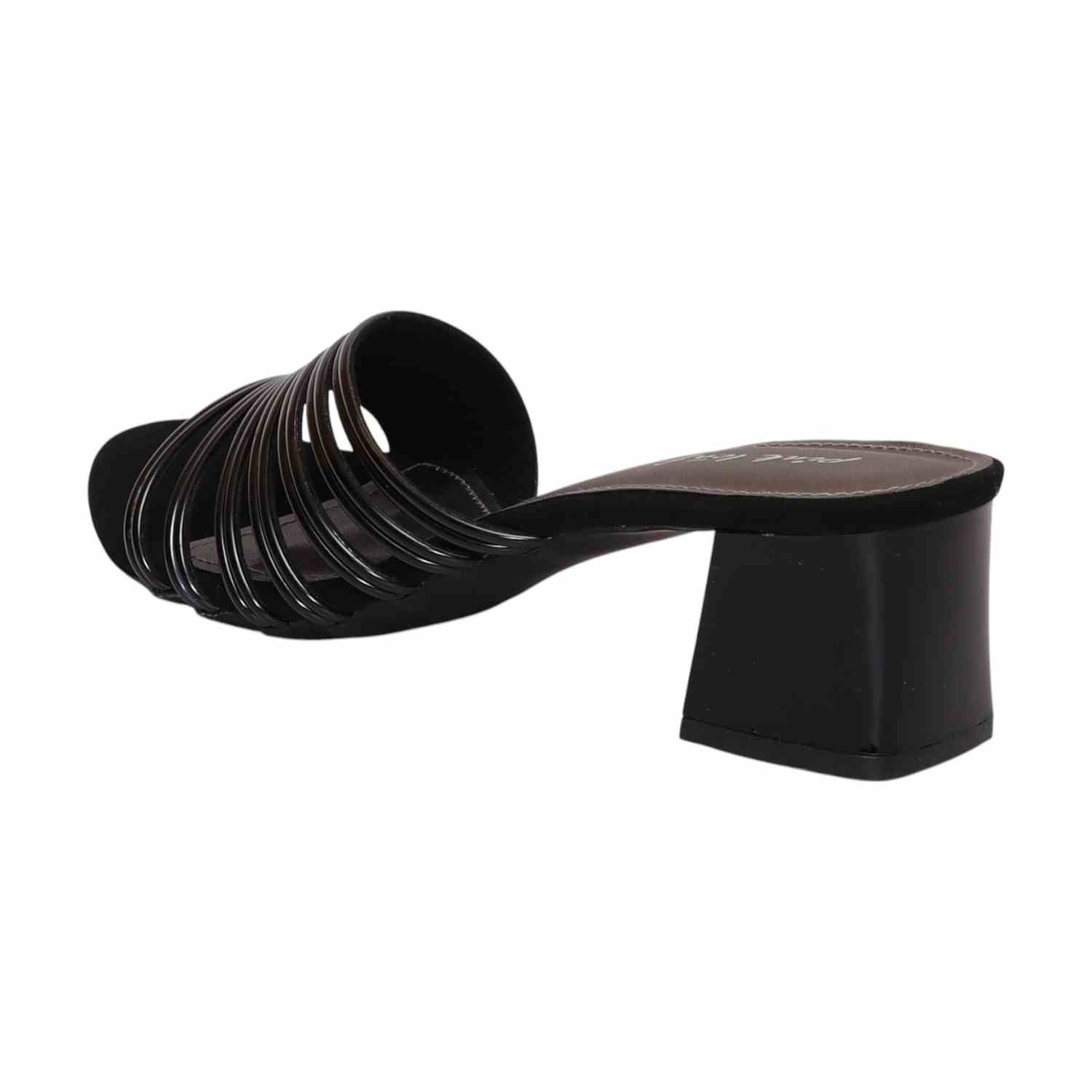 Women Black strappy Block Heel Sandals
