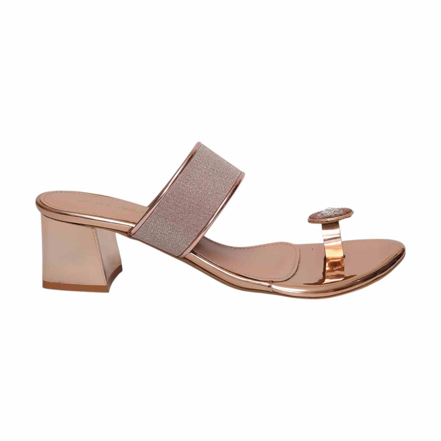 Women Sultan Gold Toe Ring Heel Sandals