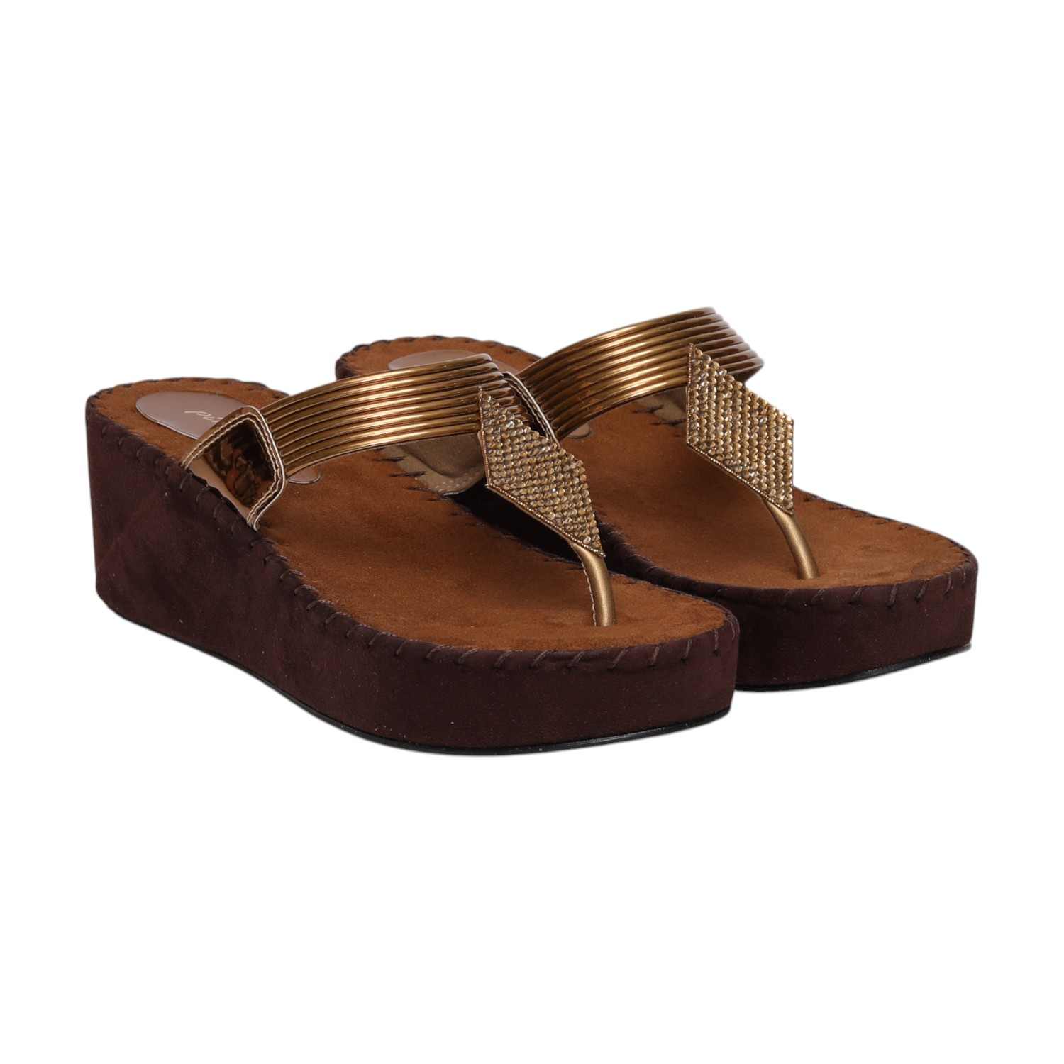 Women Antique Wedges Fashion Flat