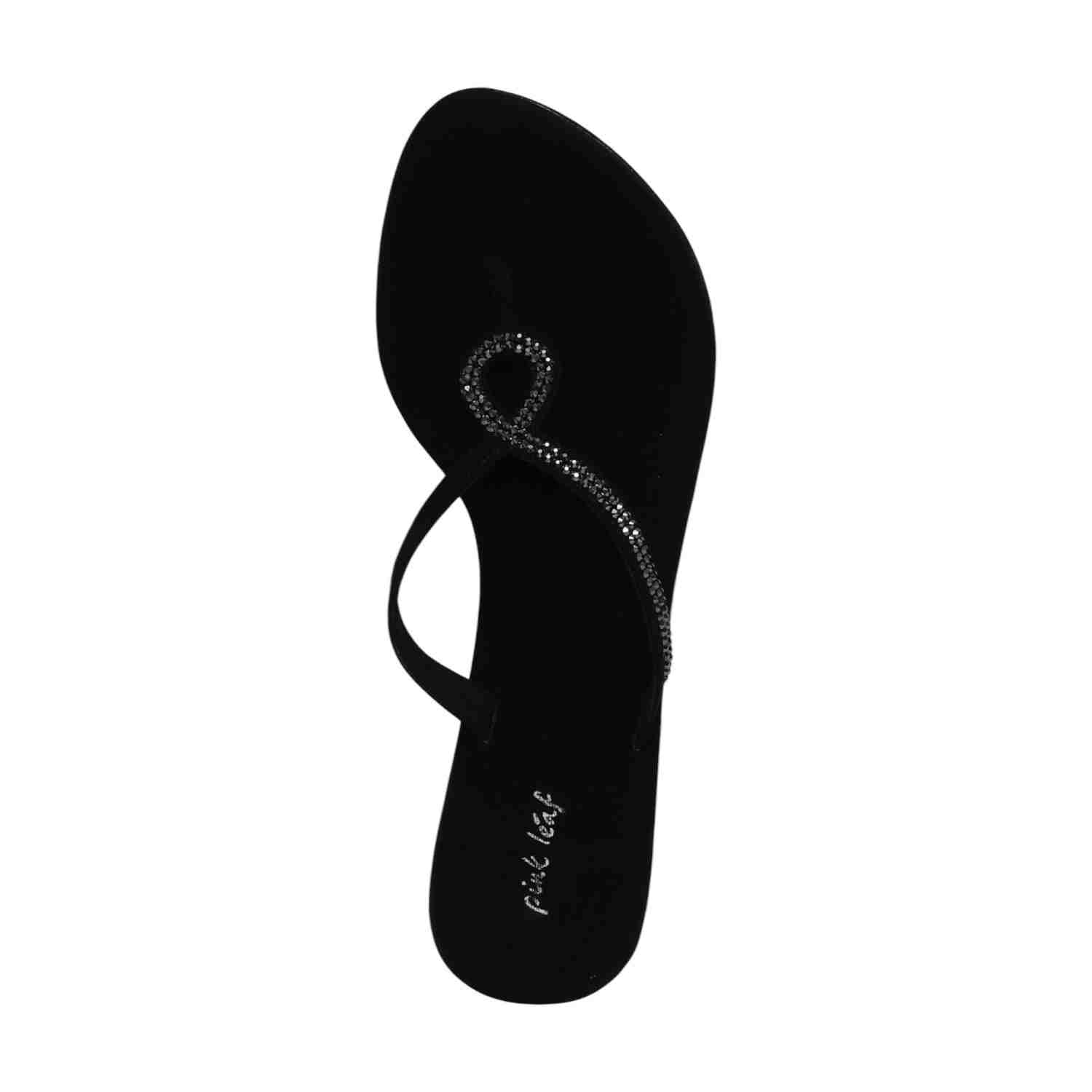 Women Black Crystal-Embellished Heel Sandals