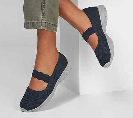 Engineered Knit Mary Jane Flats for Women