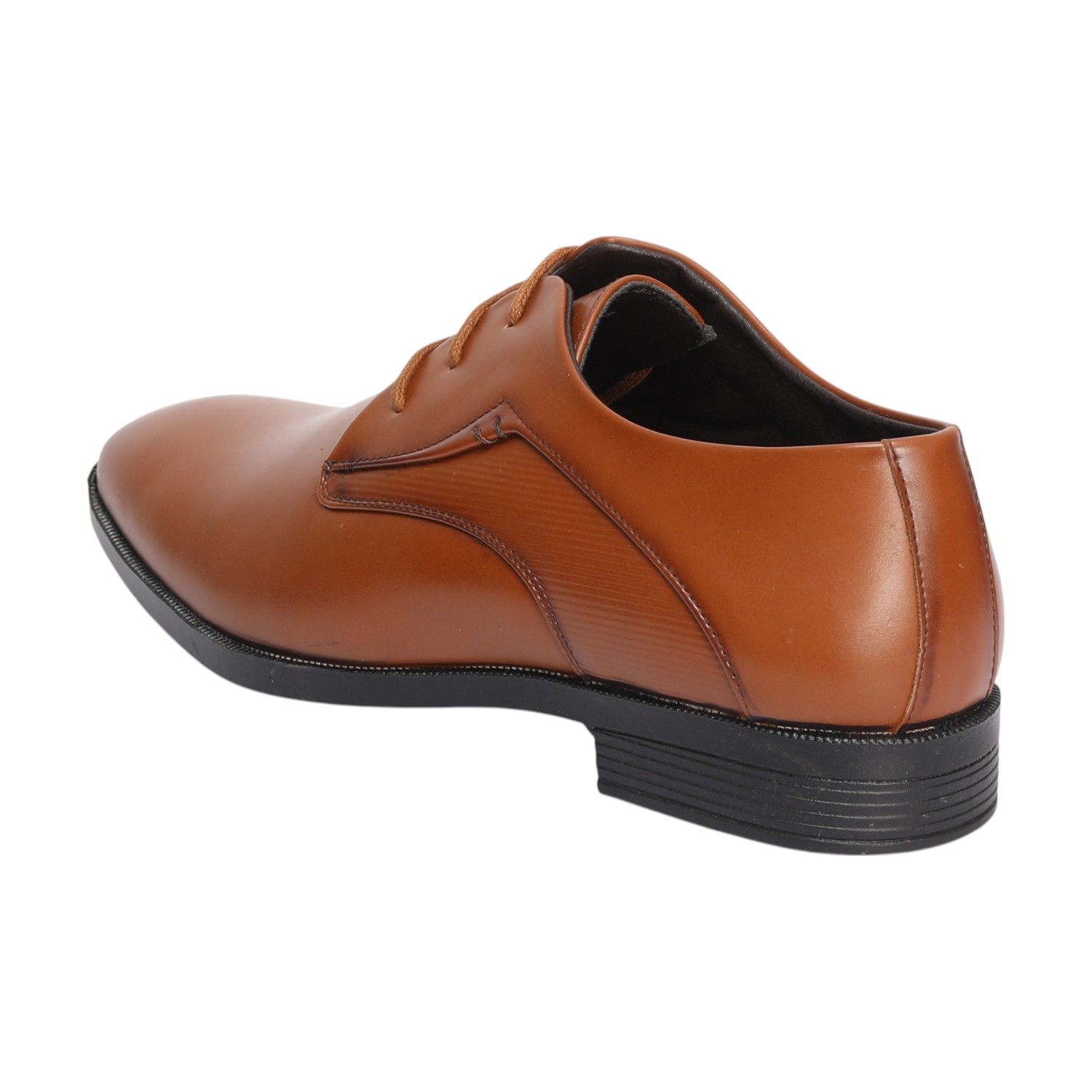Men Tan Formal Shoes Lace Up