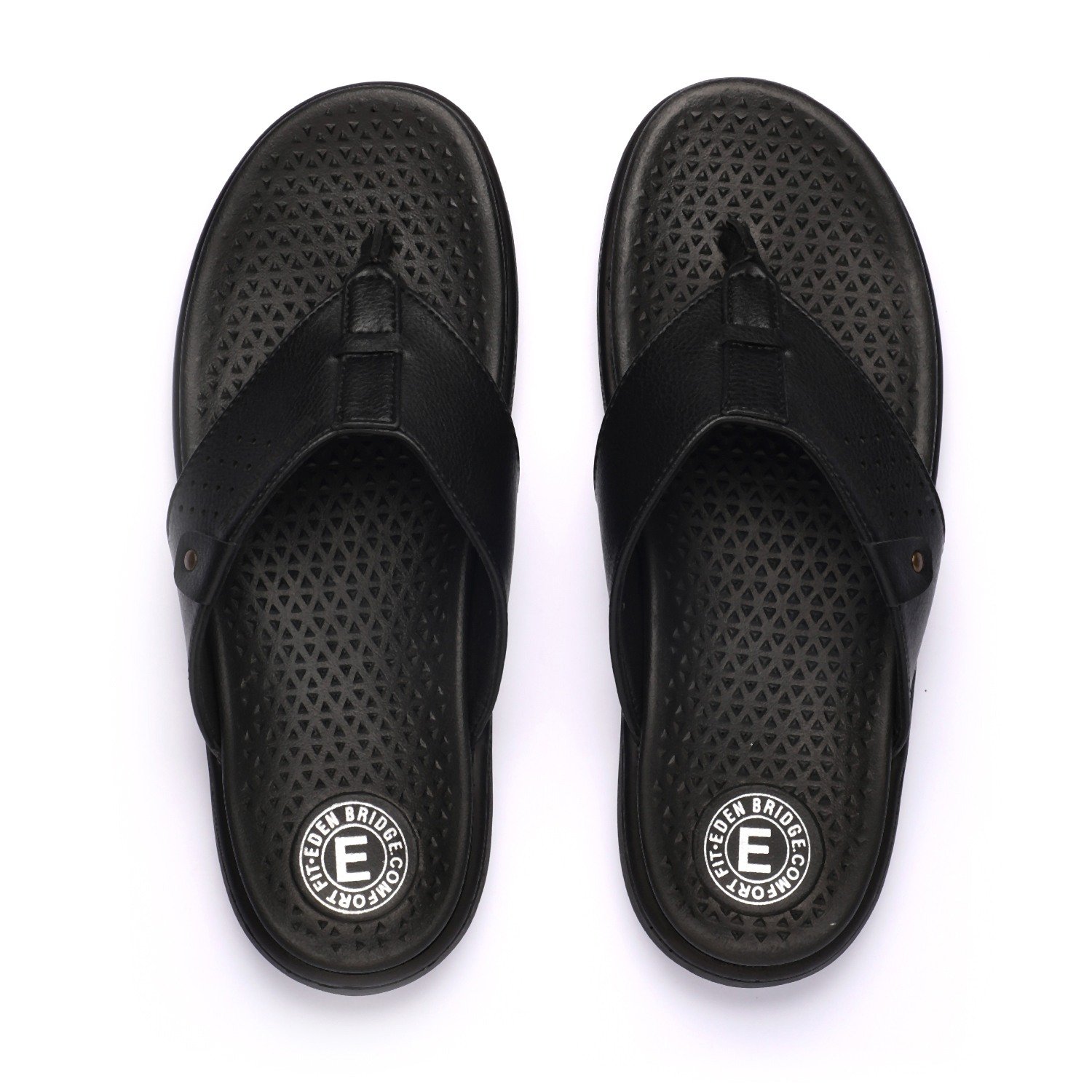 Men Black Slippers