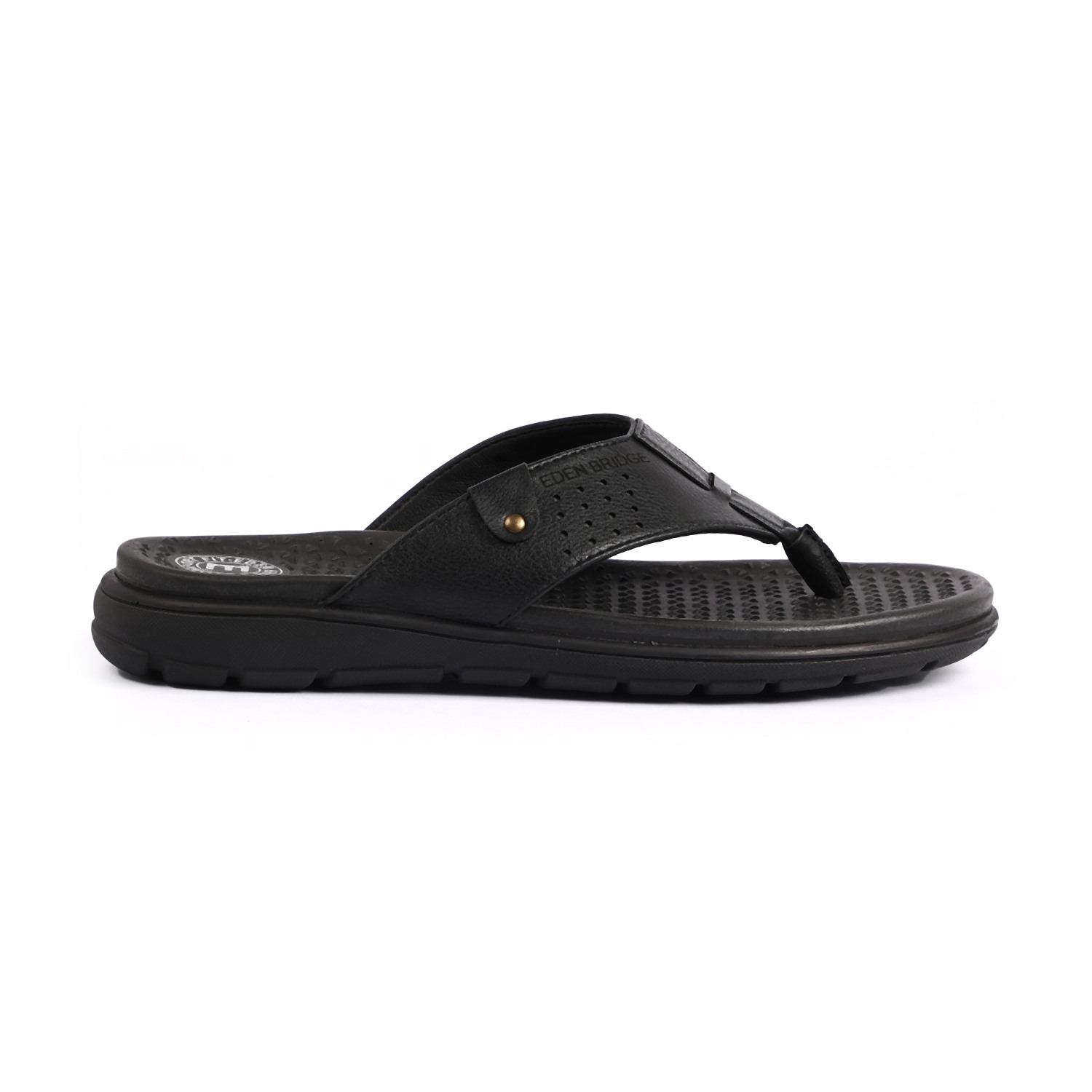 Men Black Slippers