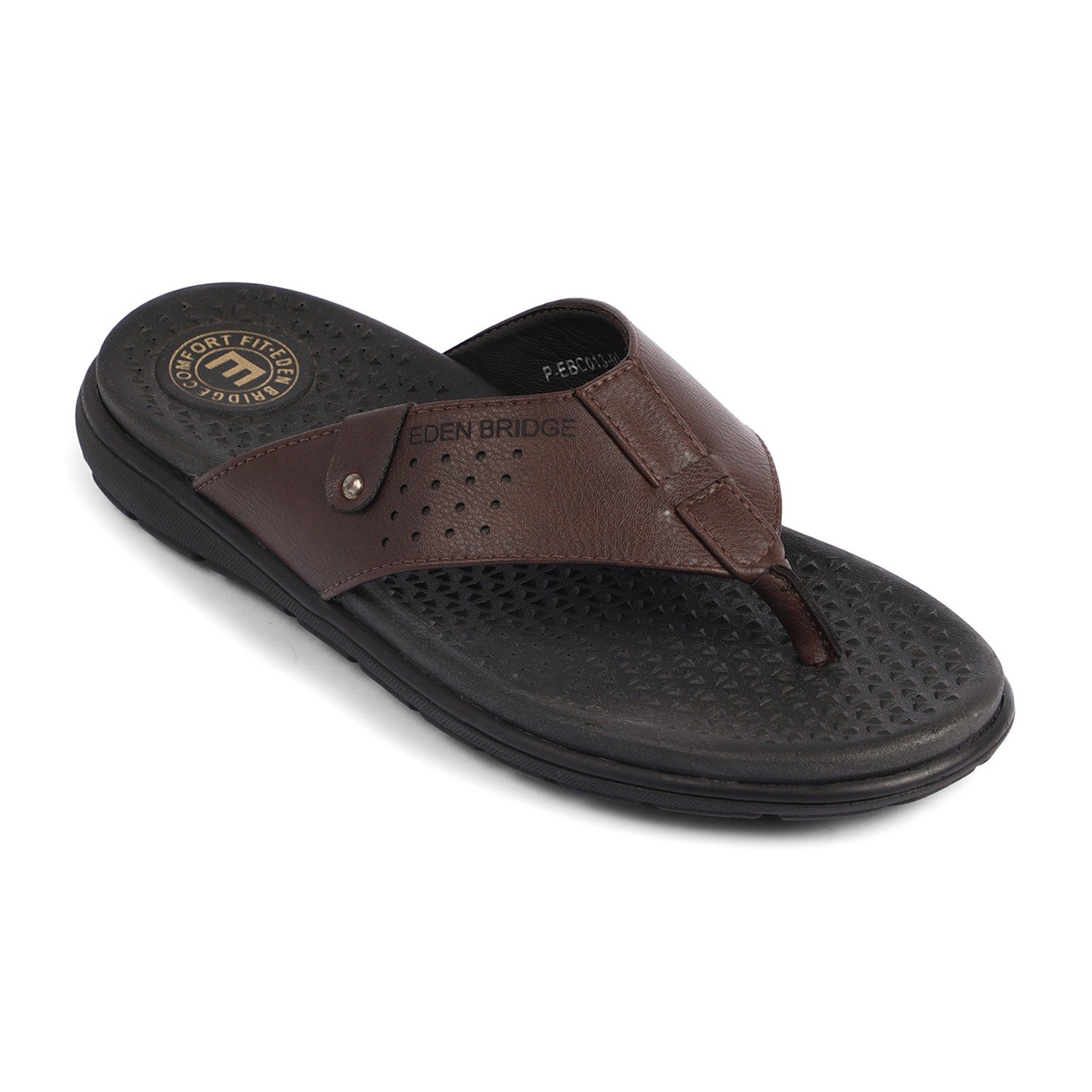 Men Brown Slippers