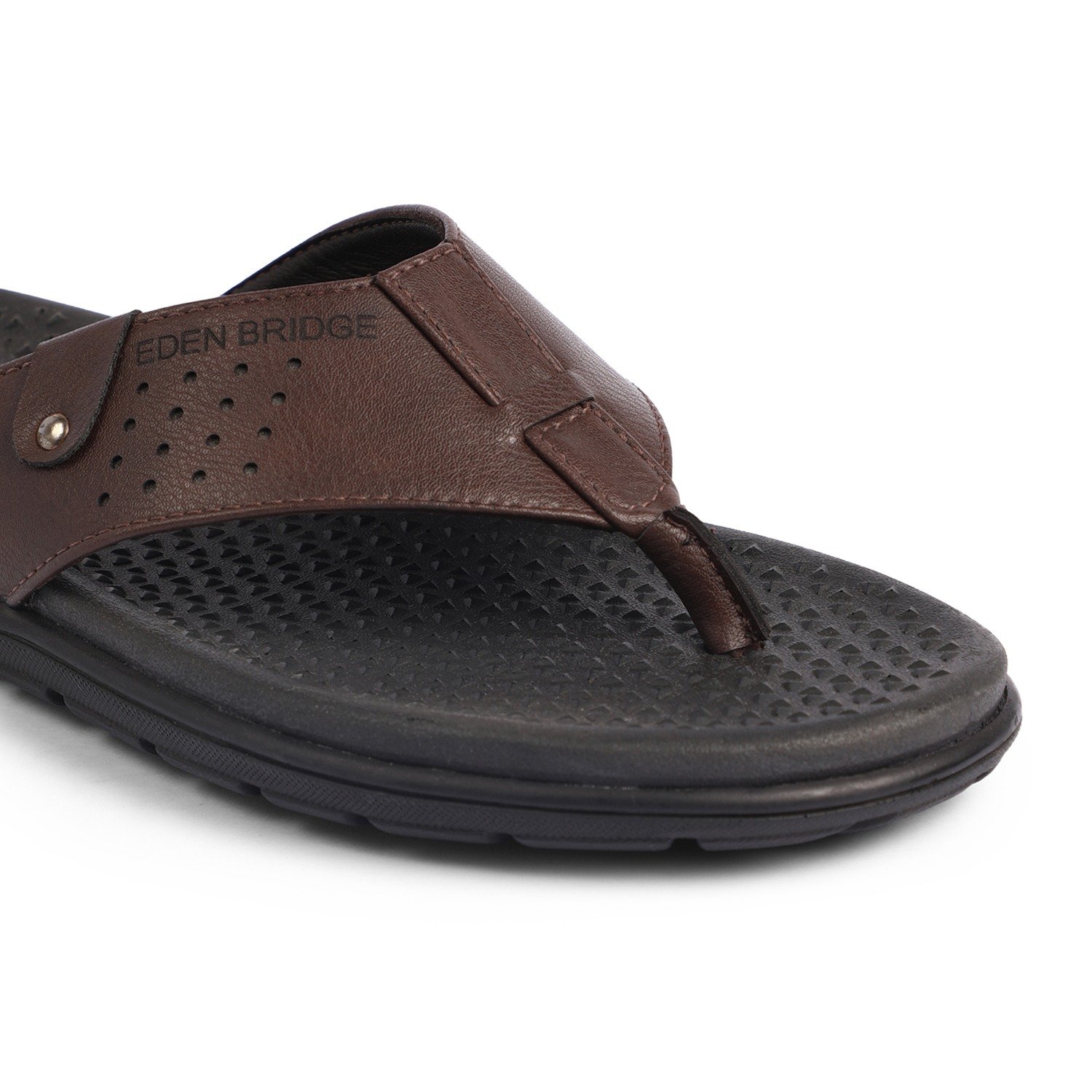 Men Brown Slippers