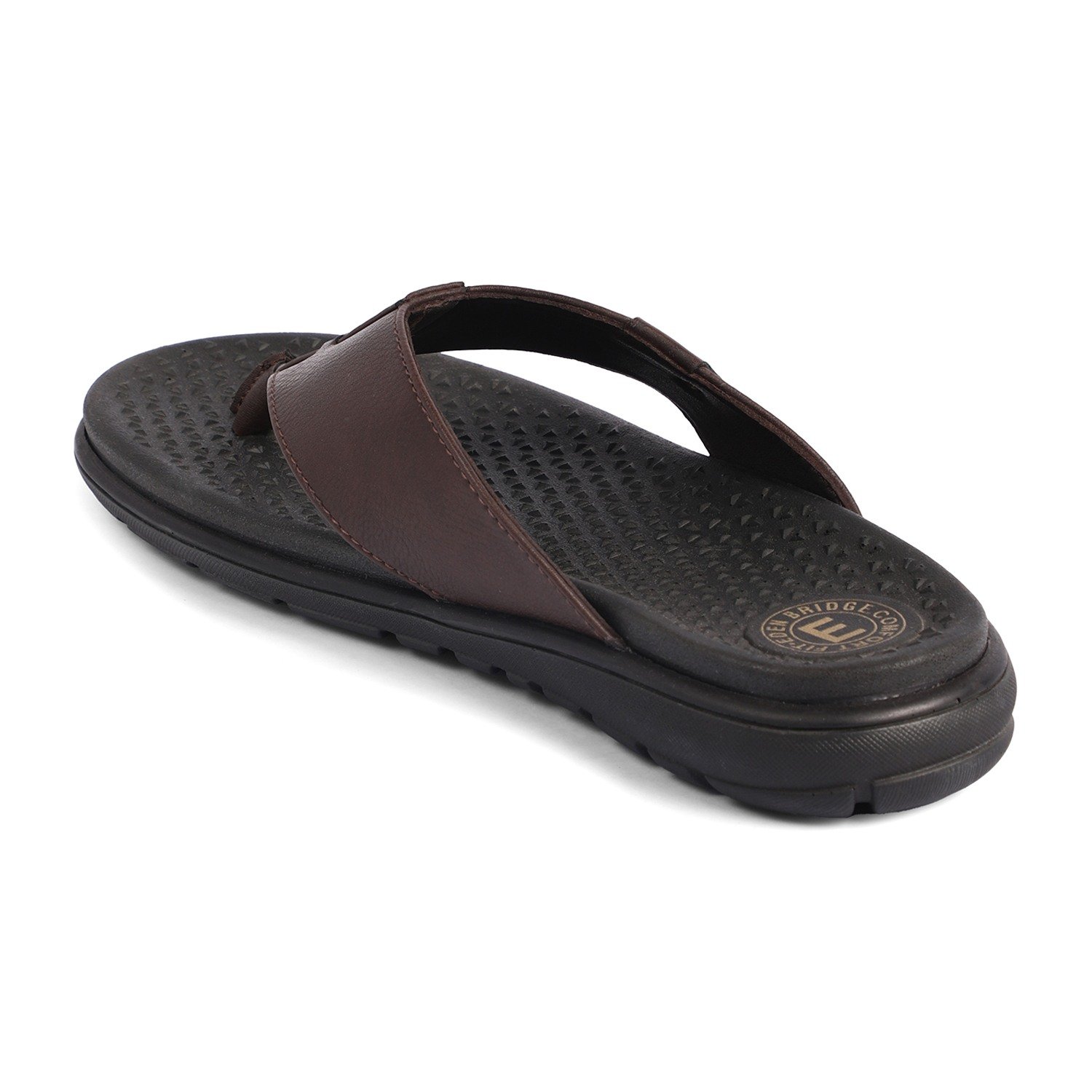 Men Brown Slippers