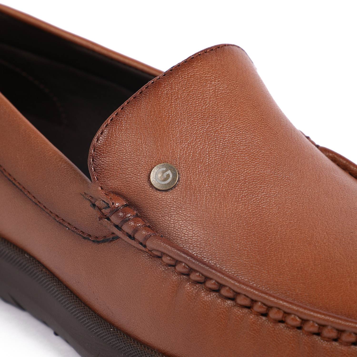 Men Tan Casual Slip-Ons