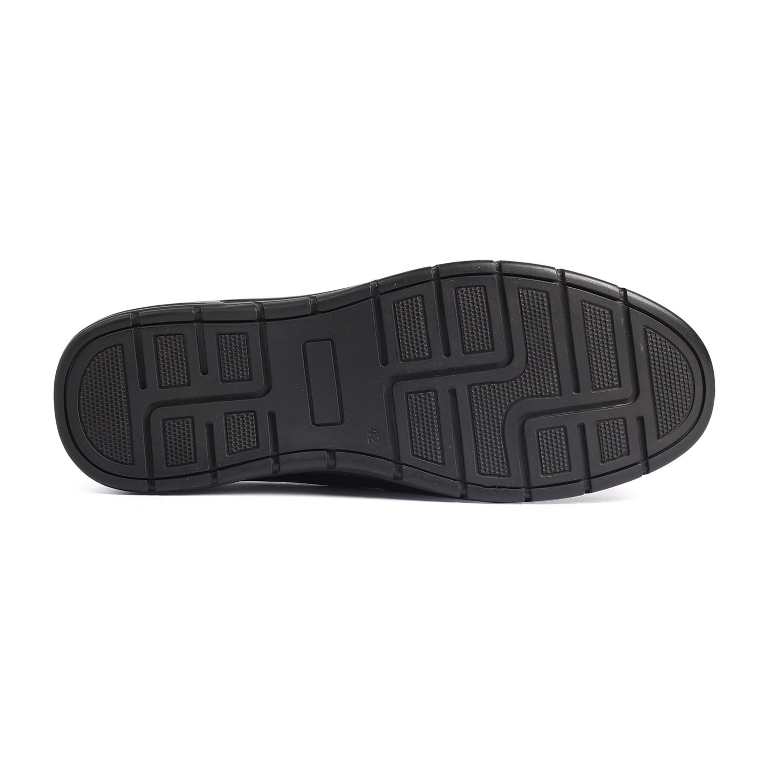 Men Black Casual Slip-Ons