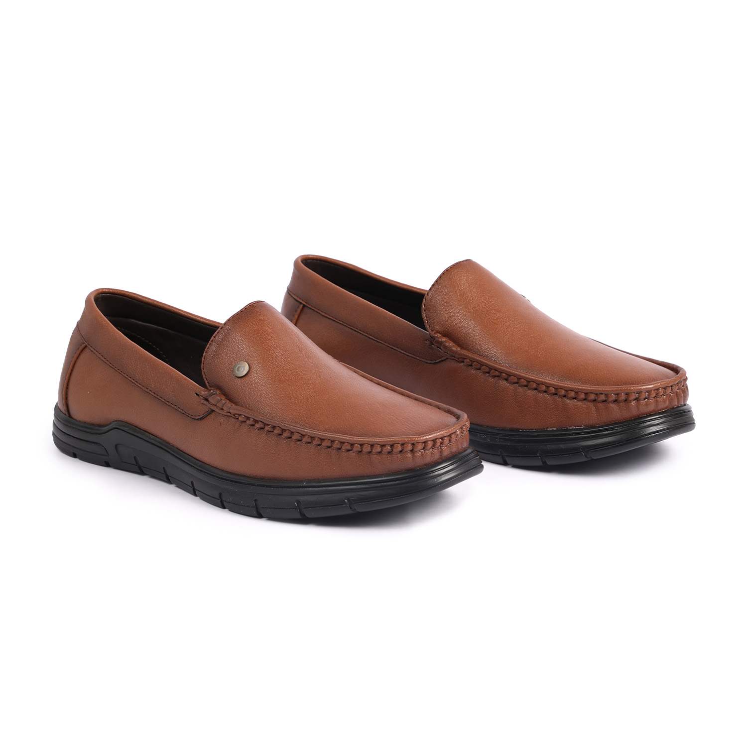 Men Tan Casual Slip-Ons