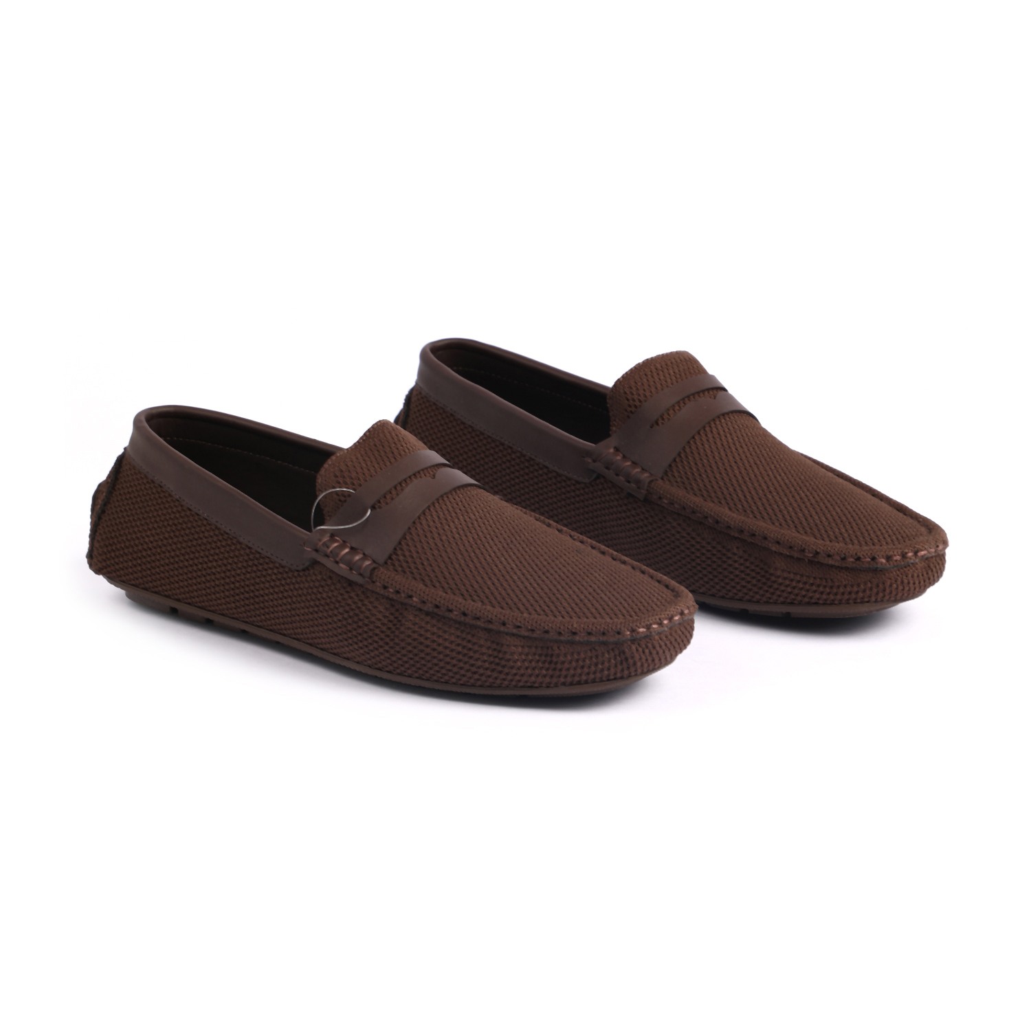 Men Brown Casual Slip-Ons