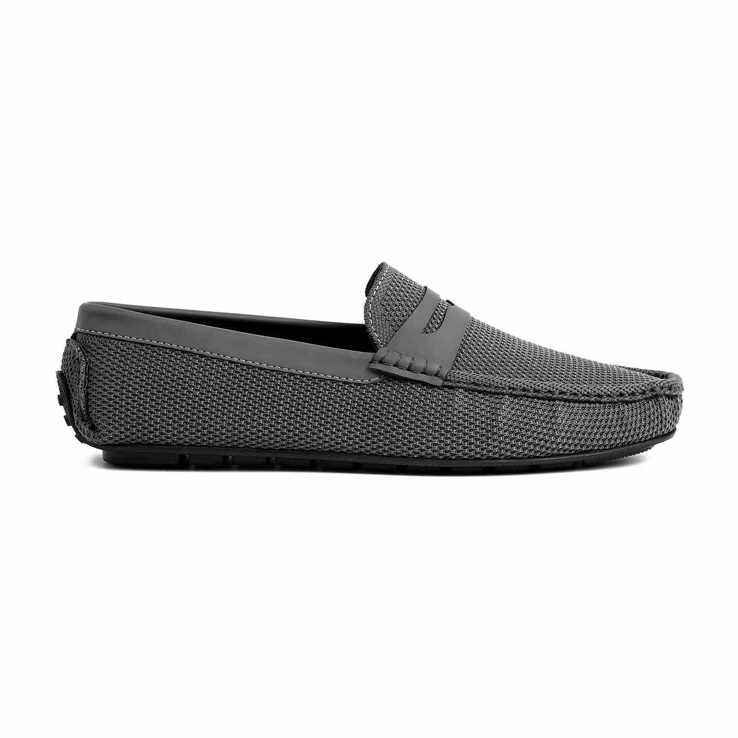 Men Grey Casual Slip-Ons