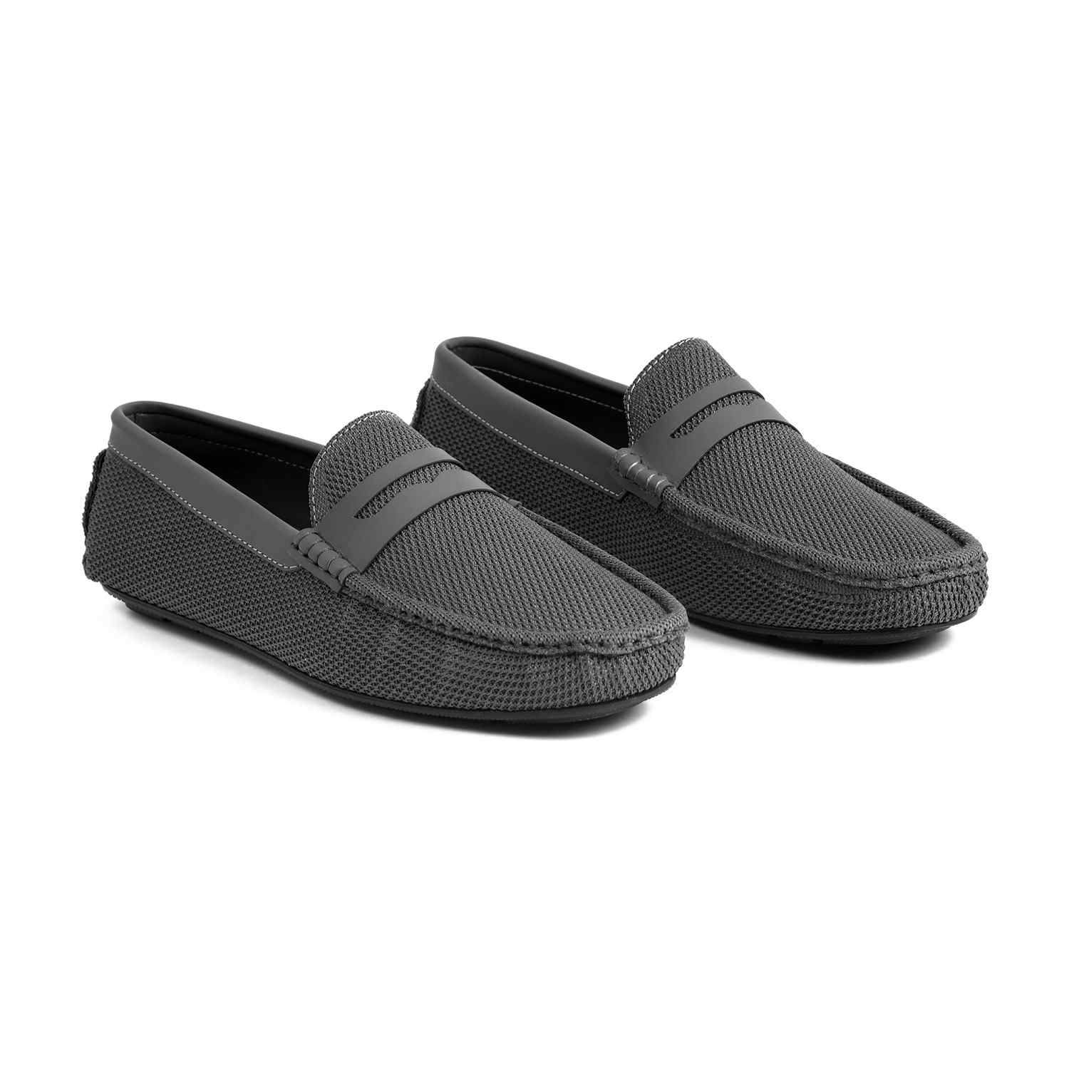Men Grey Casual Slip-Ons