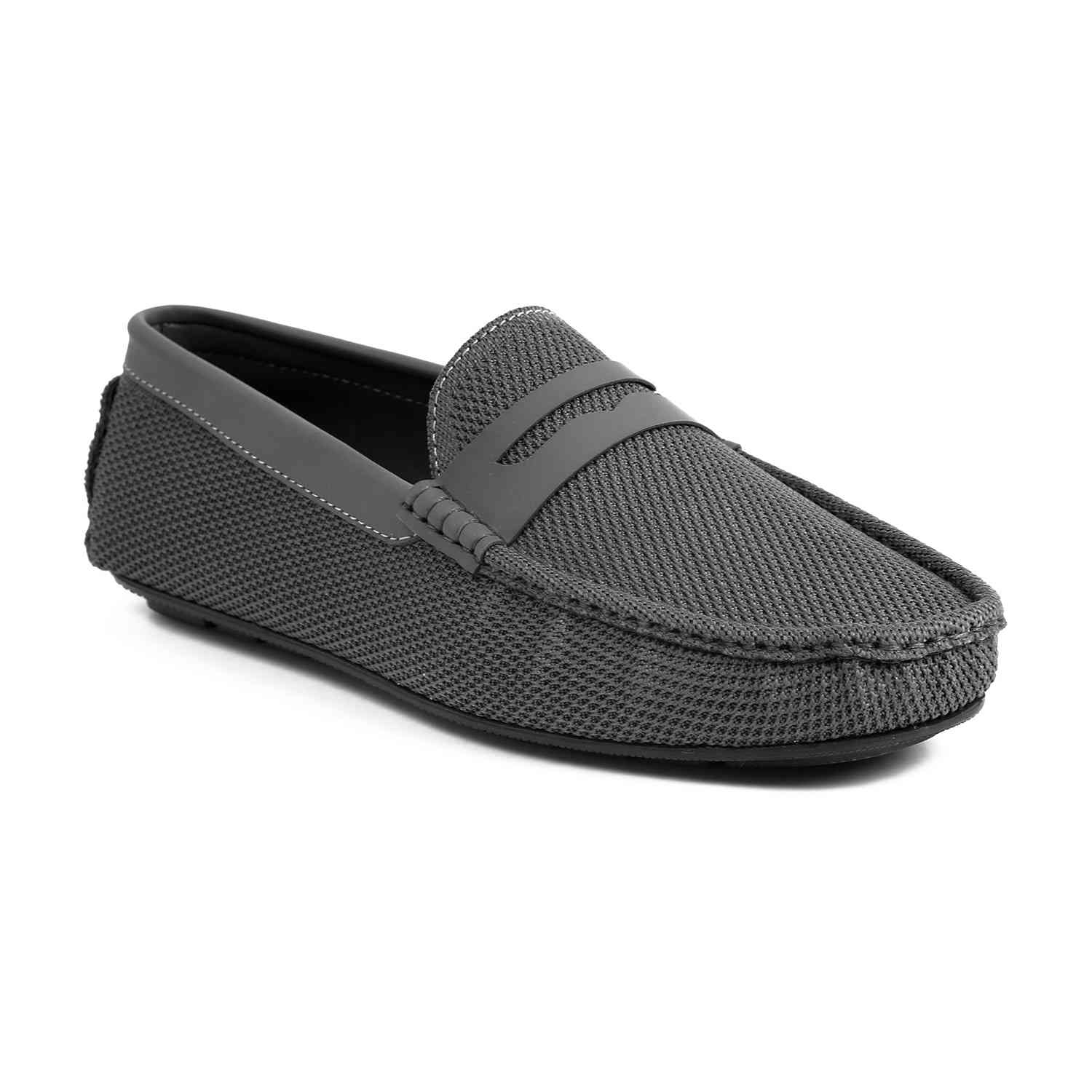 Men Grey Casual Slip-Ons