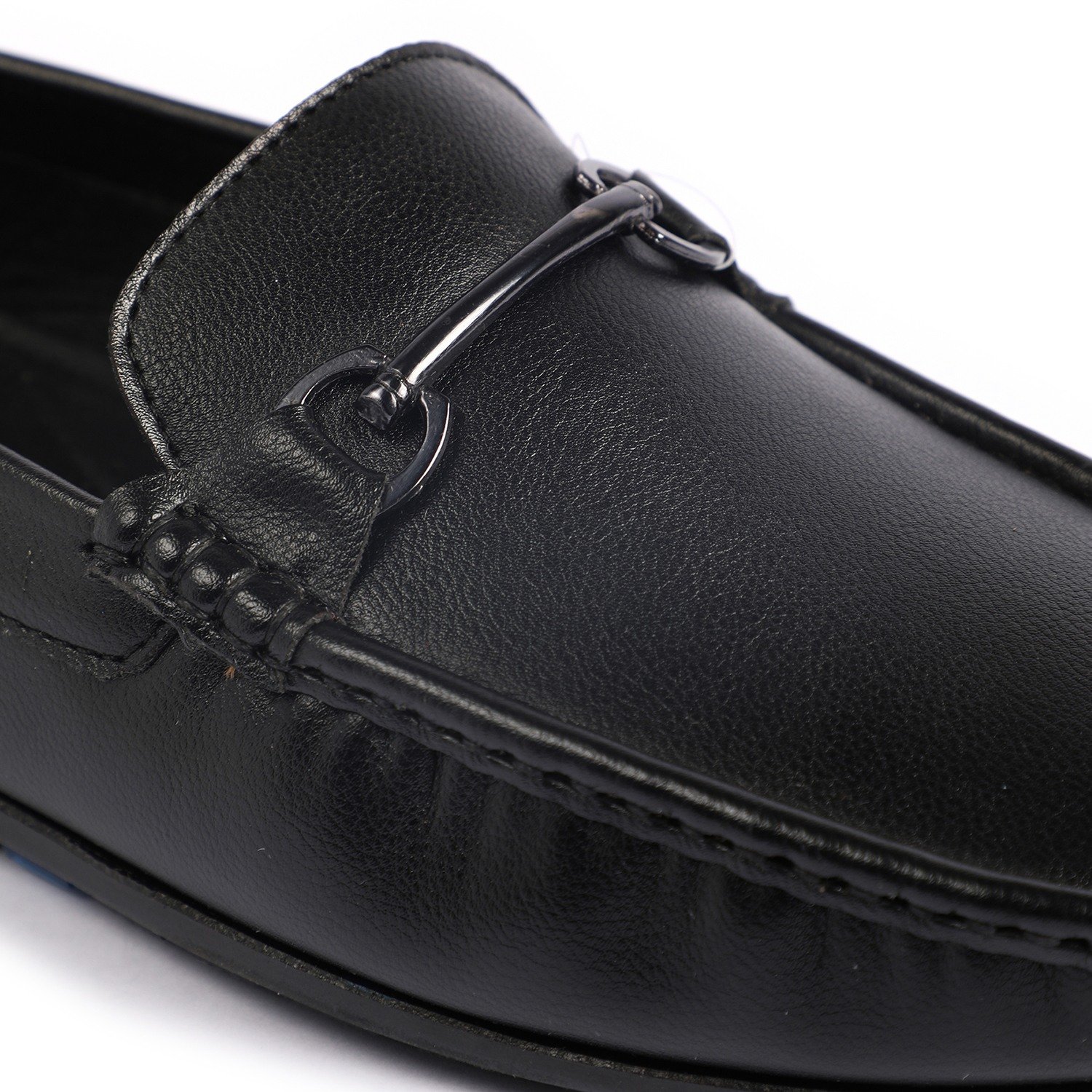 Men Black Casual Slip-Ons