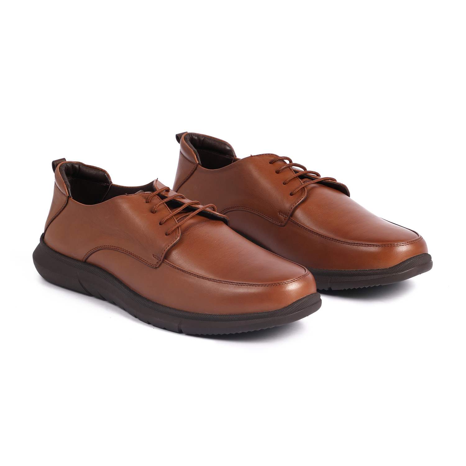 Men Tan Formal Lace-Ups