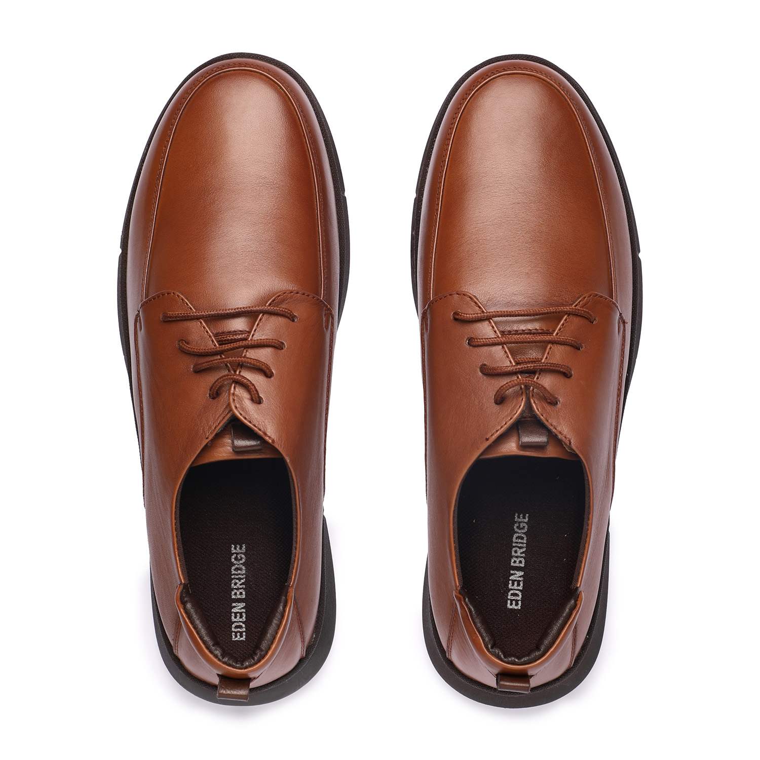 Men Tan Formal Lace-Ups