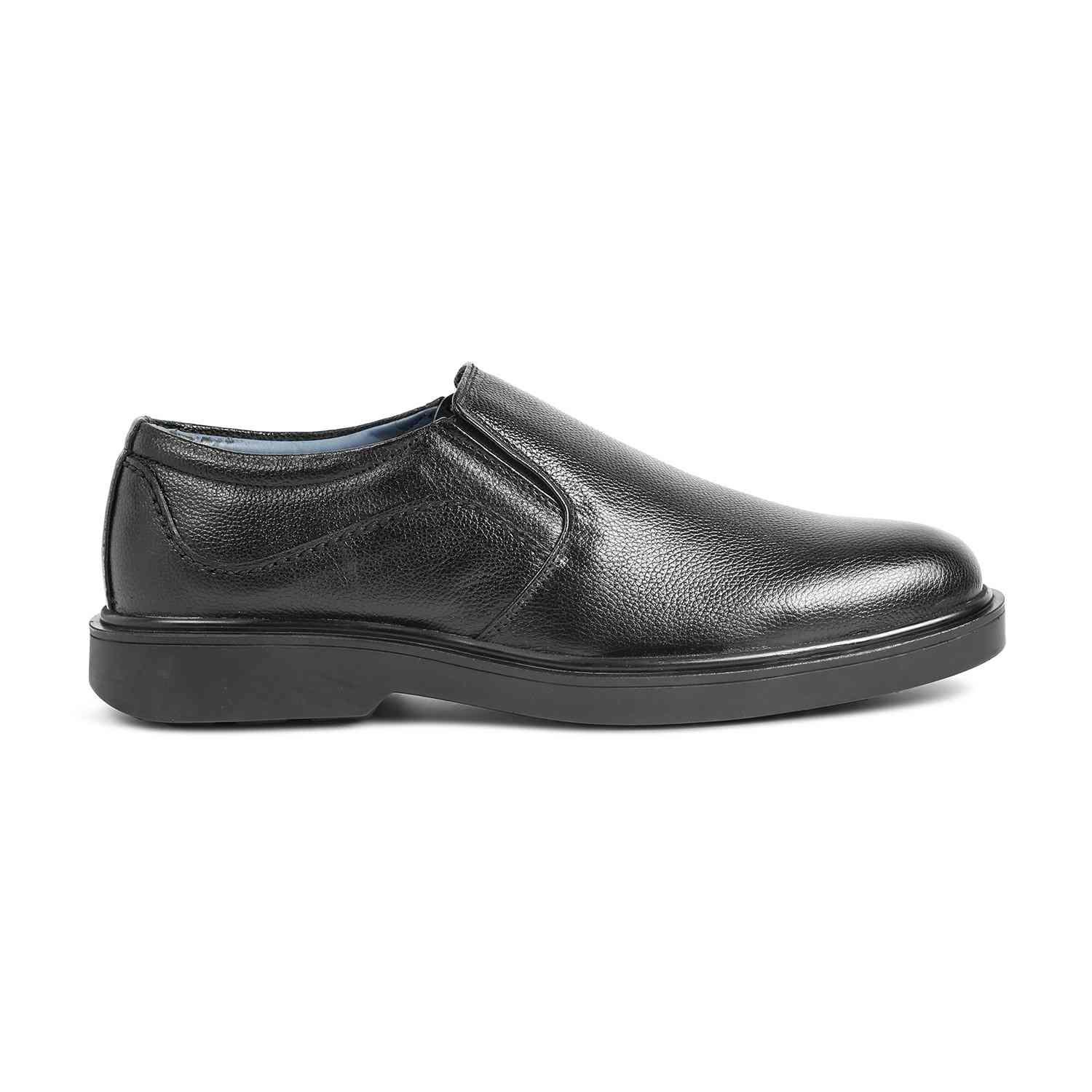 Men Black Formal Slip-Ons