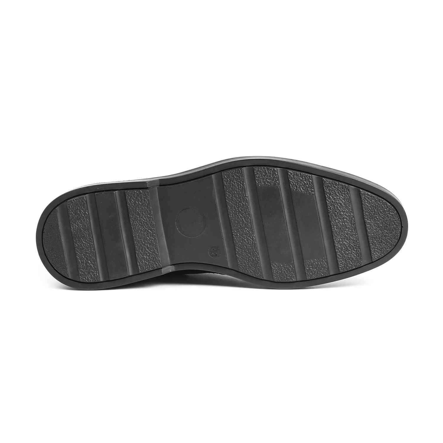 Men Black Formal Slip-Ons