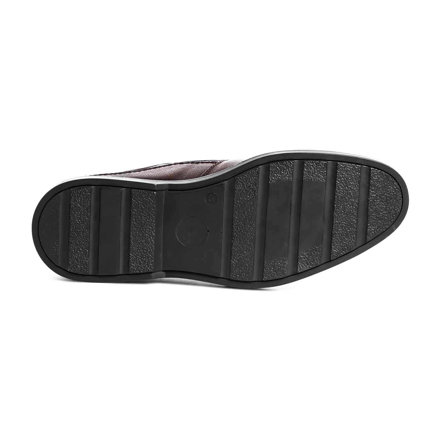 Men Brown Formal Slip-Ons