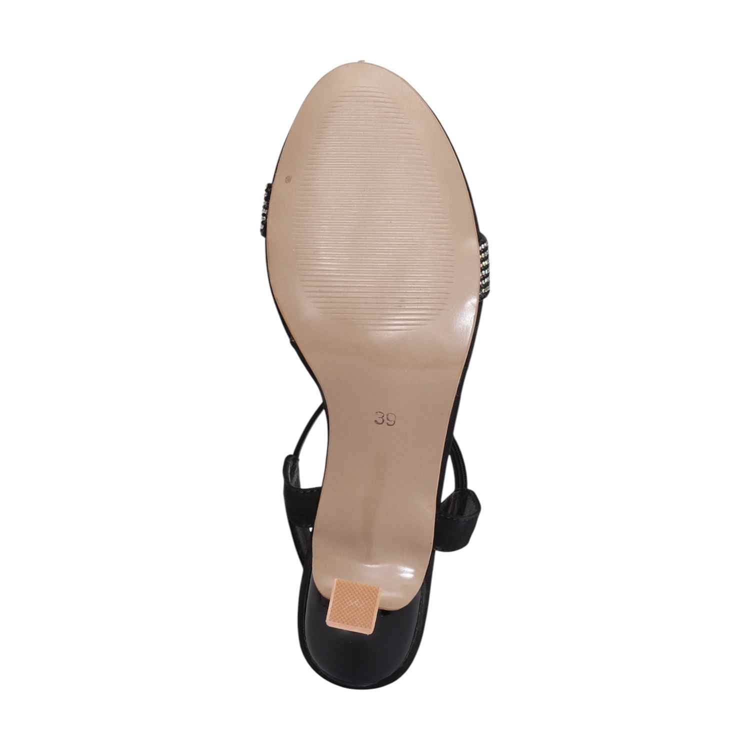 Women Black Embellished Fashion Heel Sandals