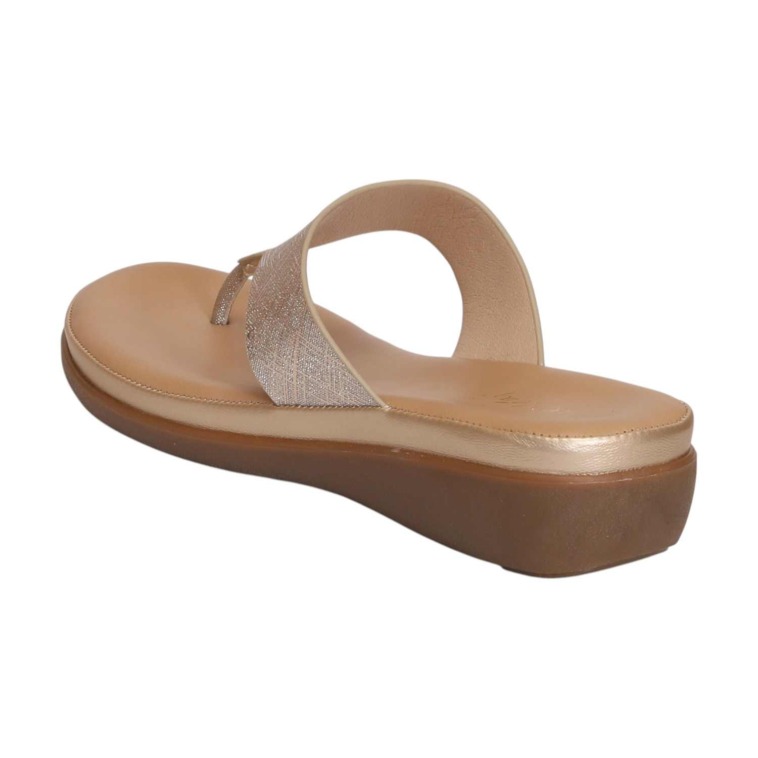 Women Golden Ease Flats